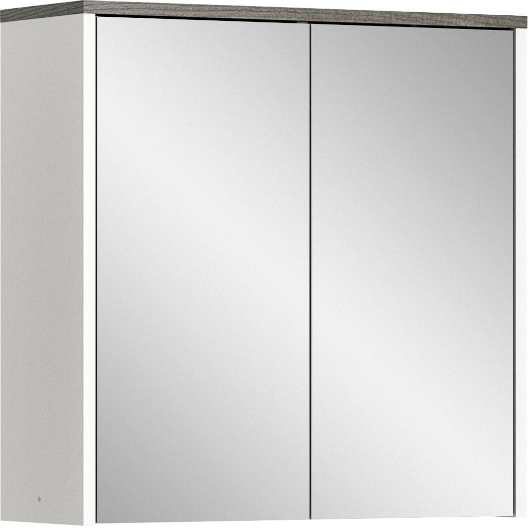 welltime Badezimmerspiegelschrank »Lier«, (1 St.), Badmöbel, 2 Spiegeltüren, Breite 60 cm