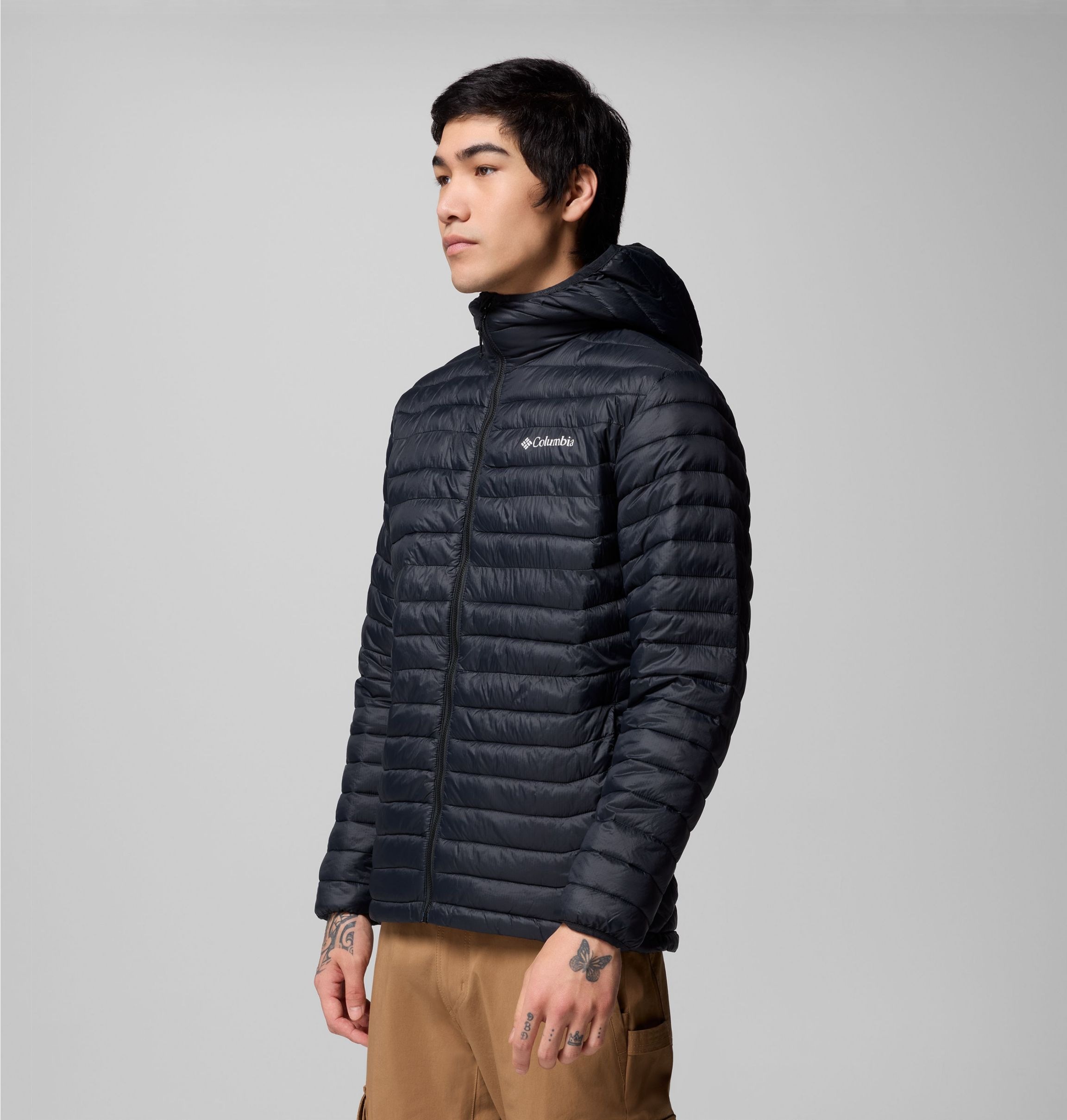 Columbia Steppjacke "POWDER PASS HOODED JACKET" 1 Stk. tlg. günstig online kaufen