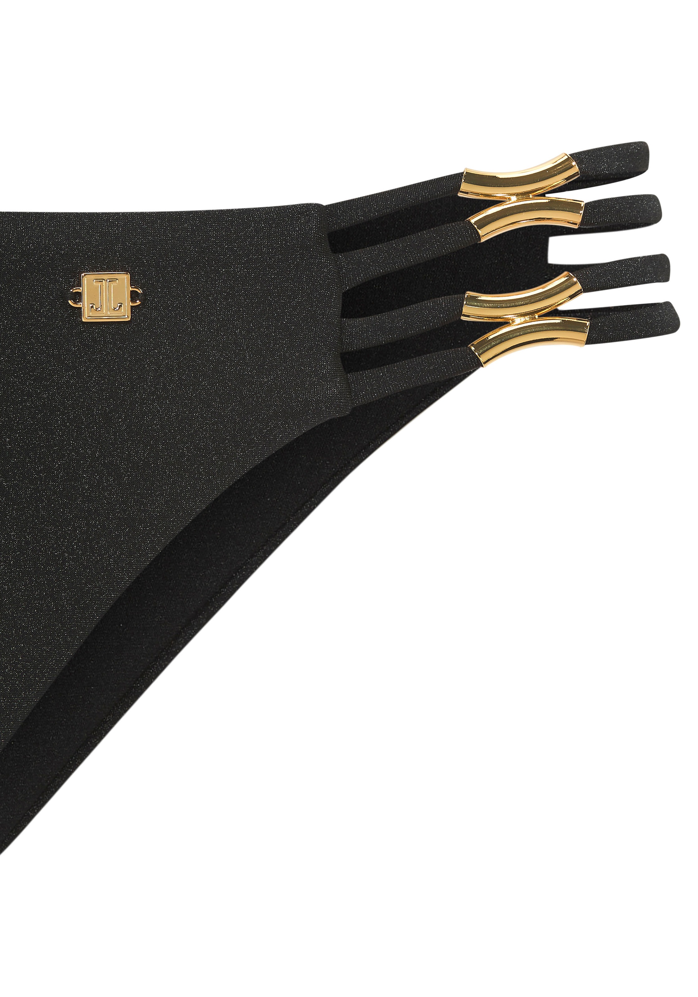 Thumbnail - JETTE Bügel-Bikini "Giulia" mit goldfarbener Glanzbeschichtung und Accessoires