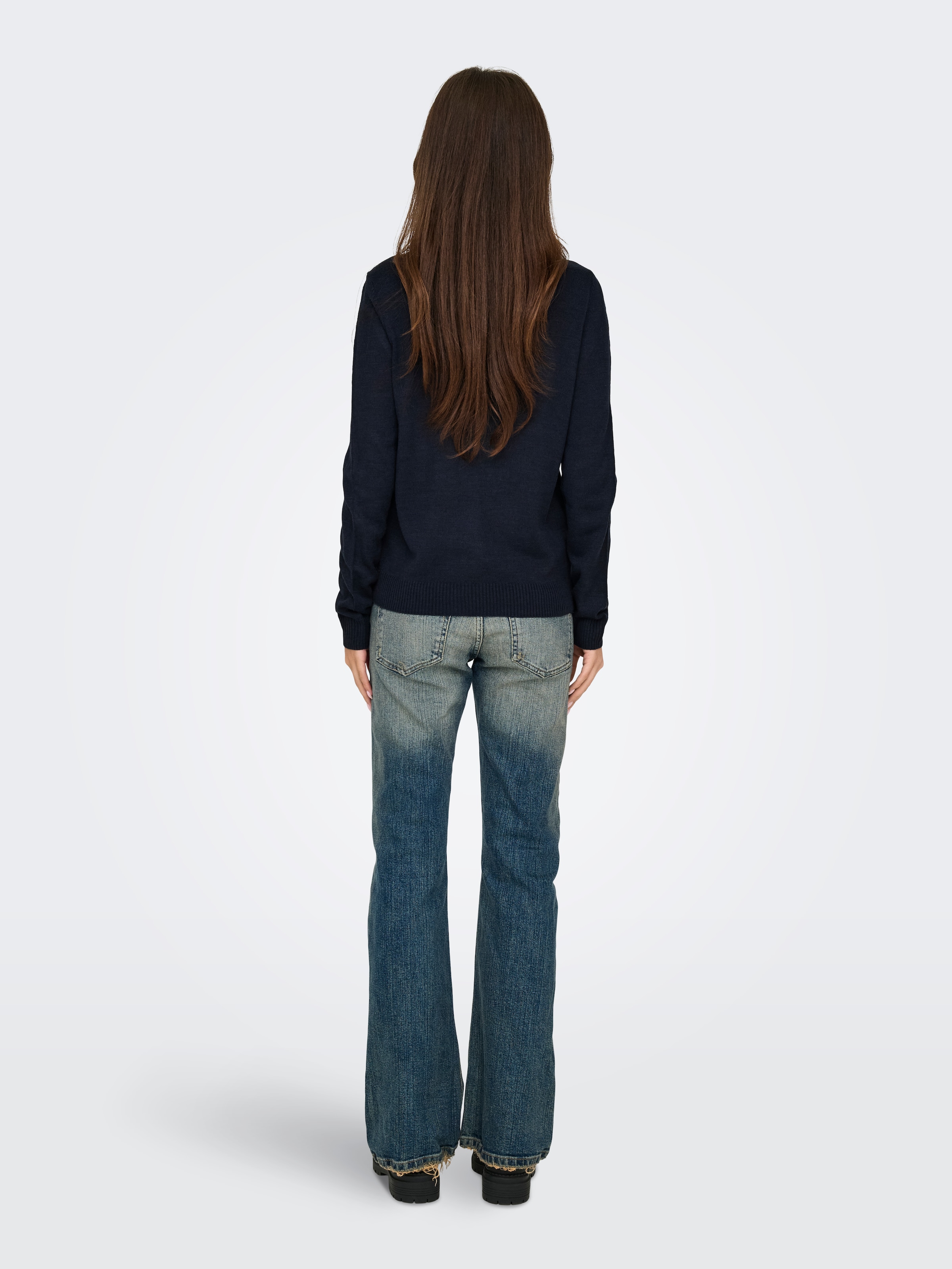 ONLY Weihnachtspullover »ONLXMAS LS O-NECK MIX DETAIL BOX KNT«