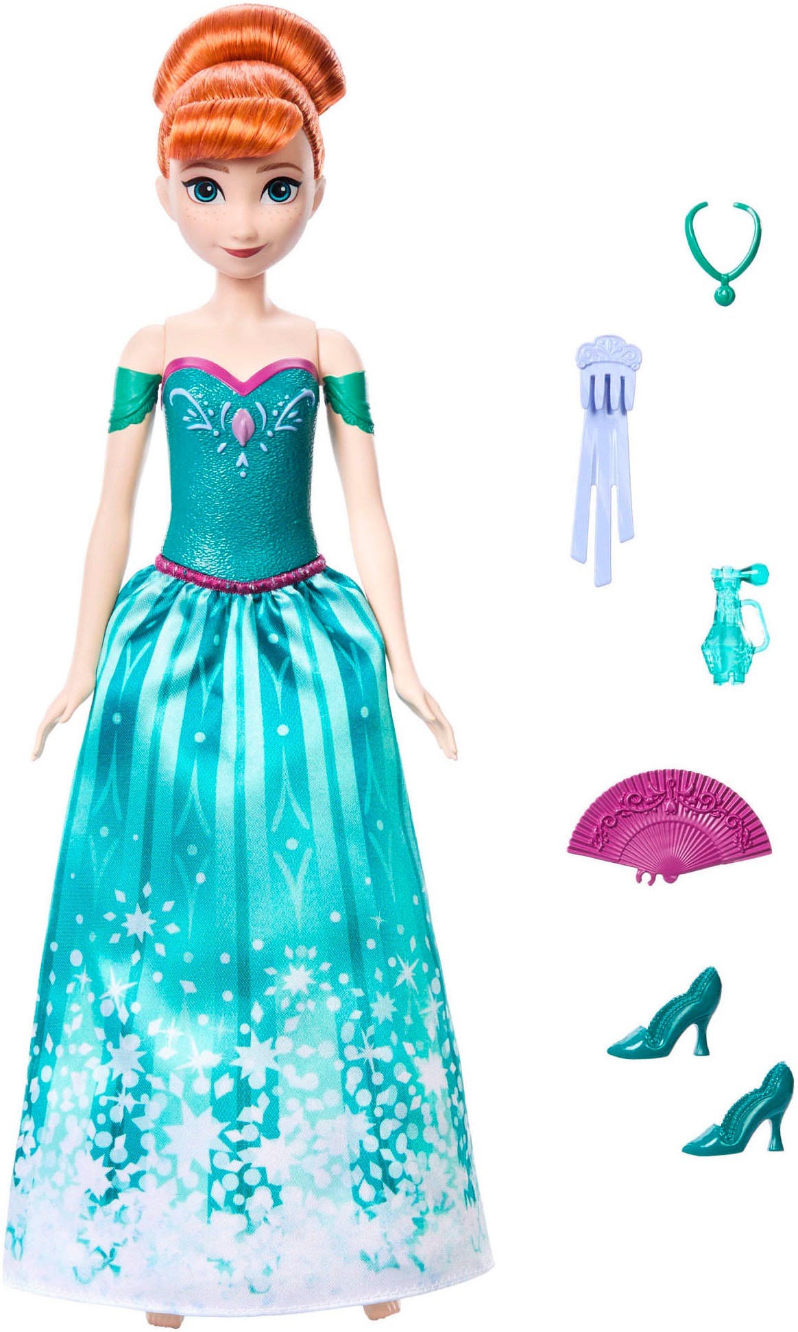 Mattel® Anziehpuppe »Disney Die Eiskönigin Spin & Reveal Anna Puppe«