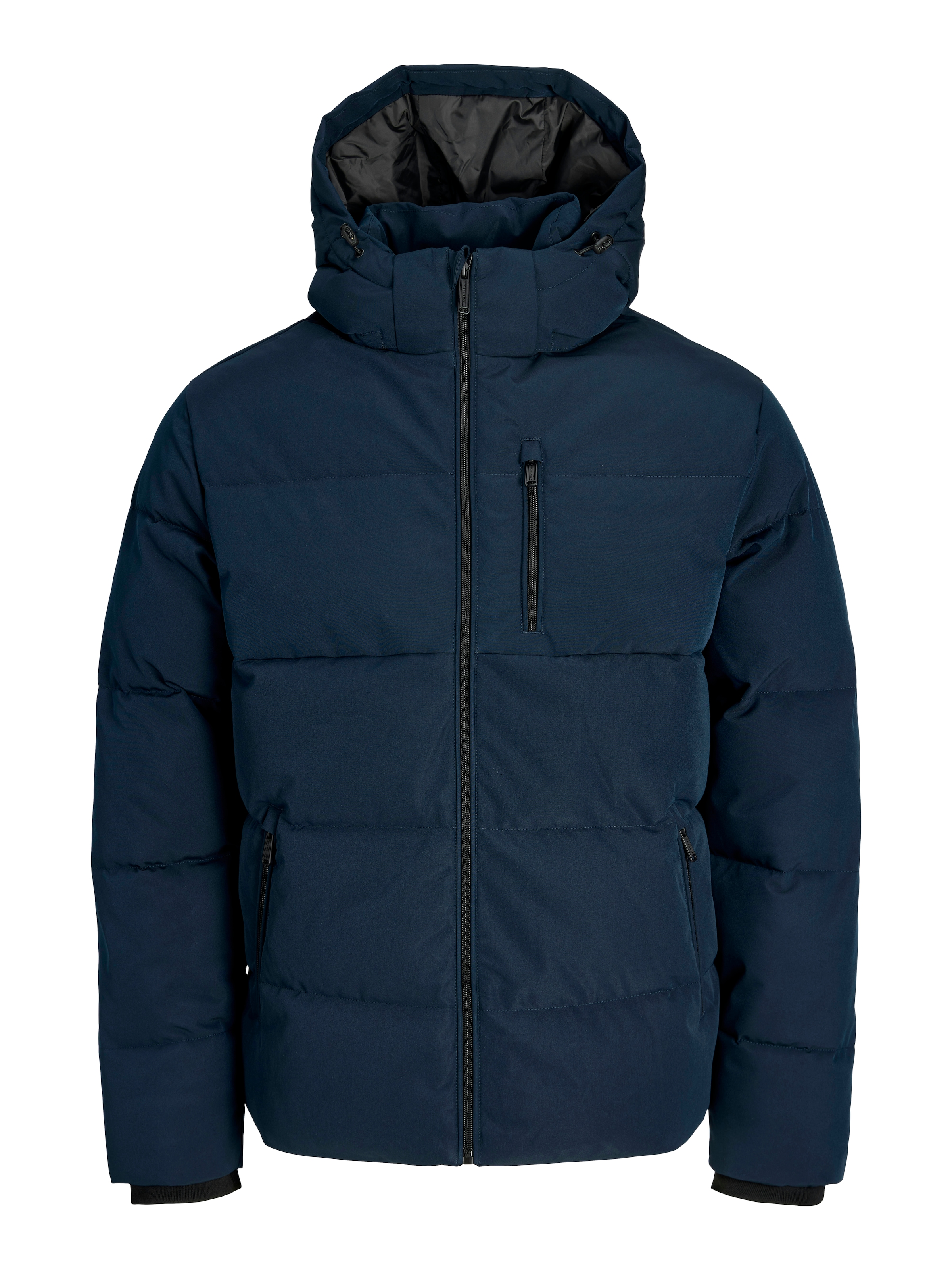 Jack & Jones Steppjacke "Jjebecks Puffer Sn" Mit Kapuze Kunstfaser, Regular Fit