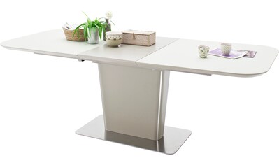 MCA furniture Esstisch »Ubora«, Synchronauszug, Tischplatte Sicherheitsglas kaufen