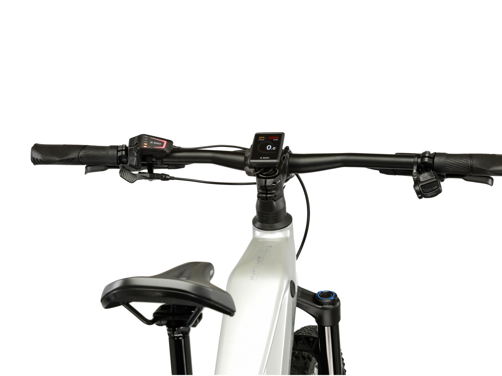 Kross »Influx Hybrid 5.0 21,3Ah / 800 Wh 29 Zoll silber 12 Gänge 2026« 12 Gang SRAM S1000 EAGLE AXS Schaltwerk Kettenschaltung Mittelmotor 250 W BOSCH PERFORMANCE LINE CX 36 V/250 W, Mittelmotor