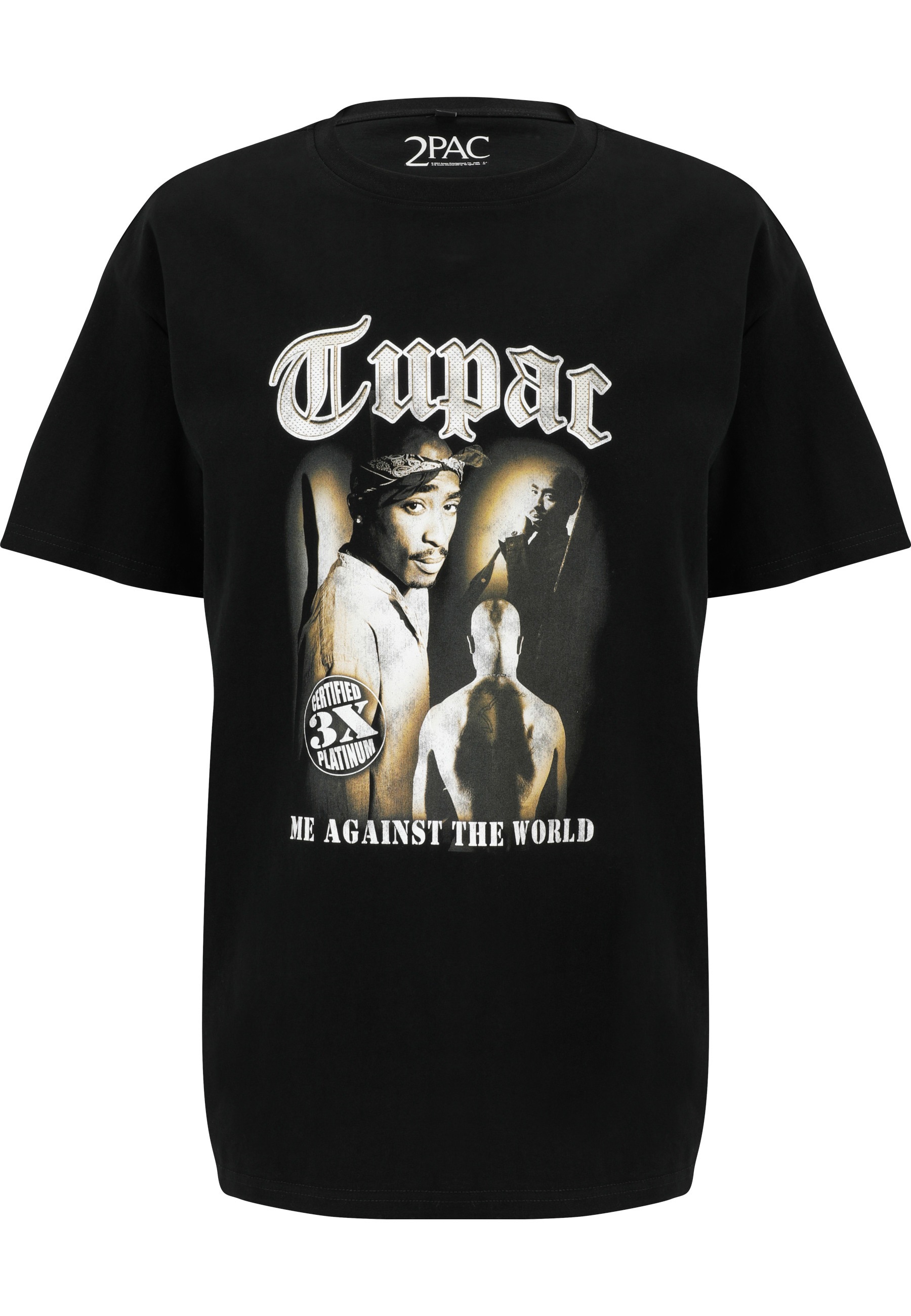 Upscale by Mister Tee T-Shirt "Upscale by Mister Tee Herren Tupac MATW Sepia Oversize Tee" 1 Stk.