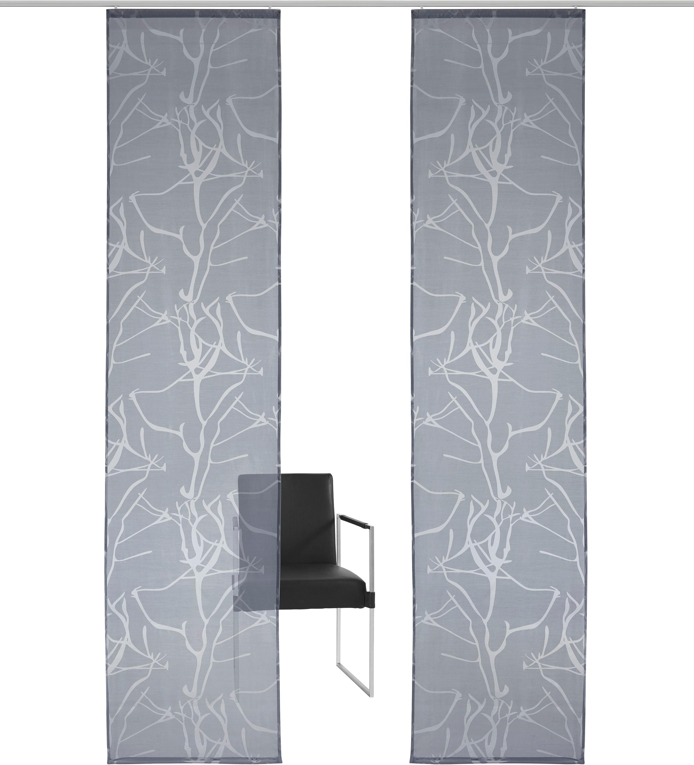 OTTO home Schiebegardine "Anna" Klettband 1 Stk. tlg. Inkl. Befestigungszub günstig online kaufen