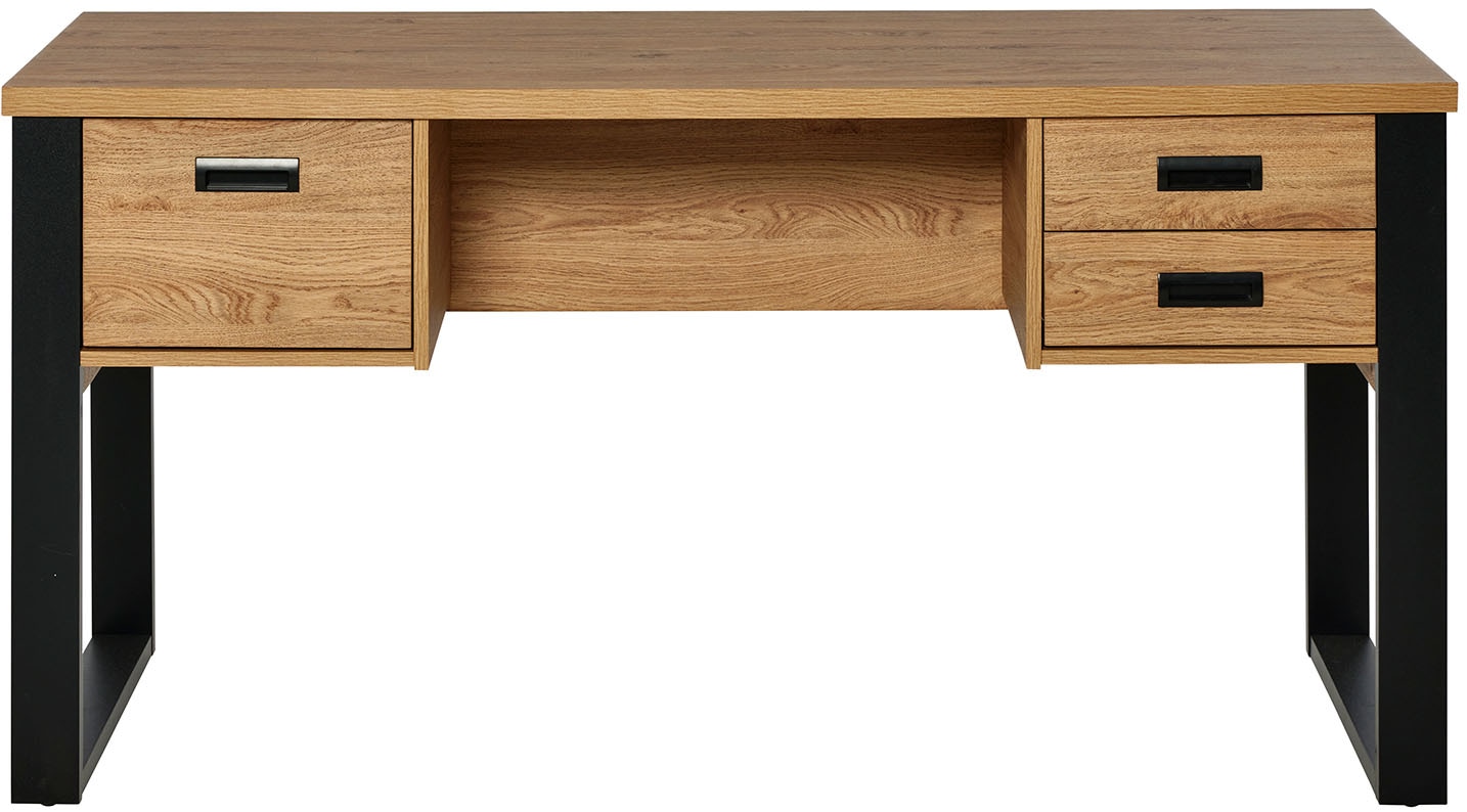 Jahnke Schreibtisch "RIVA D 150", (1 St.), große Arbeitsfläche, Stauraum, M günstig online kaufen