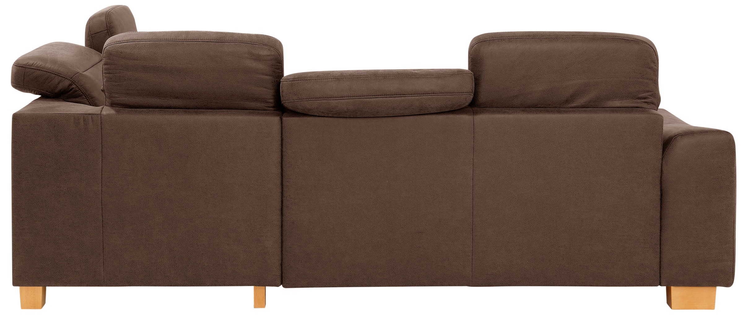 Home affaire Ecksofa »Dundee L-Form«, wahlweise mit Kopfteilverstellung und zusätzlich mit Bettfunktion