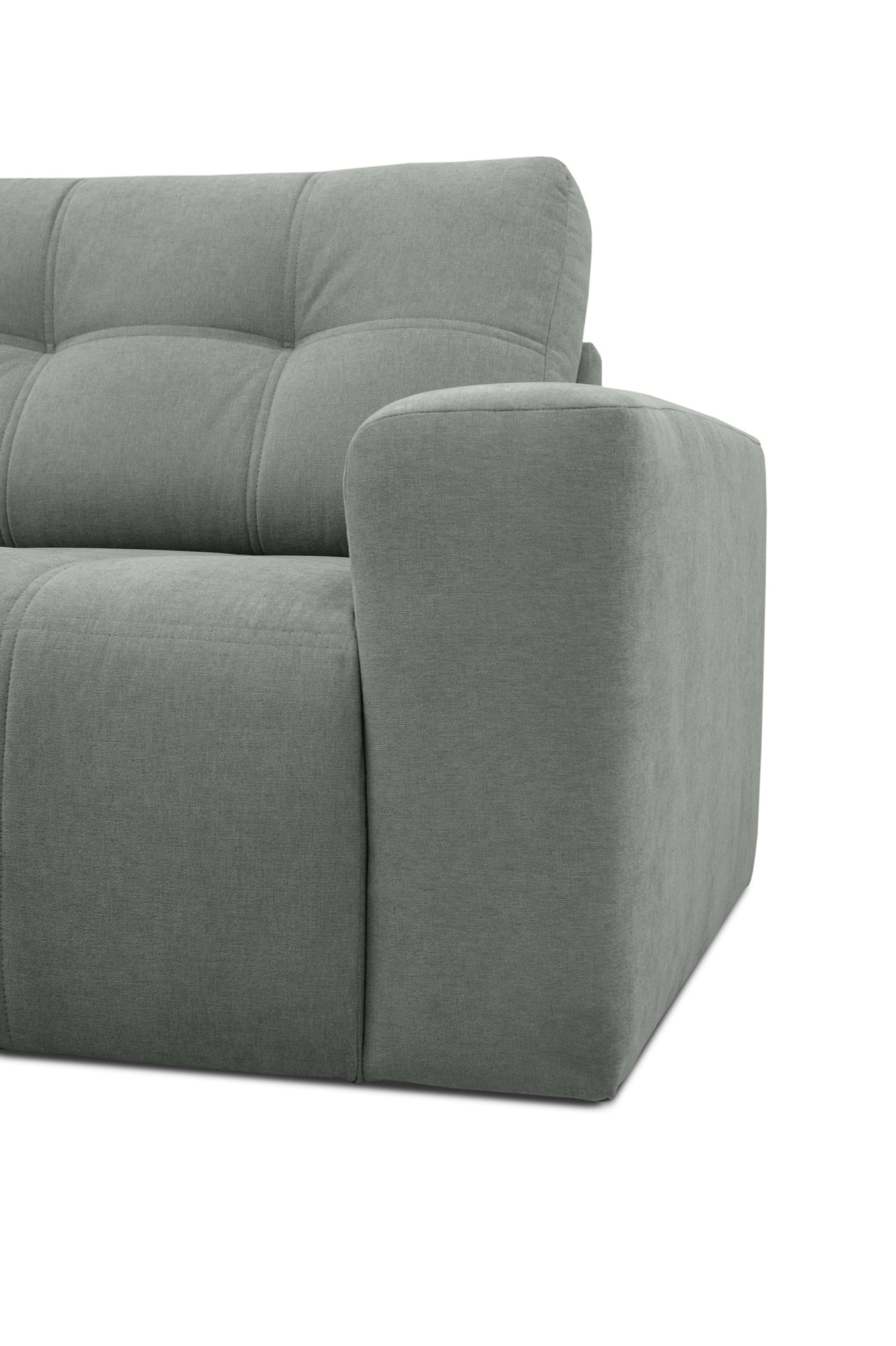 Home affaire Ecksofa »Turnon, Lounge-sofa, Breite 221 cm«, Chenille, mit Knopf- und Doppelsteppung, elegantes Aussehen