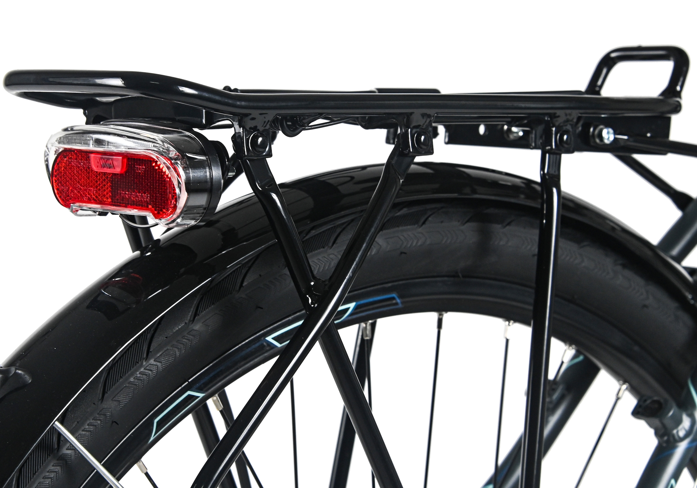 Dacapo Trekkingrad »Firenze 200 Blau 24 Gänge RH 53 cm mechanische Scheibenbremsen« 24 Gang Shimano Acera Schaltwerk Kettenschaltung