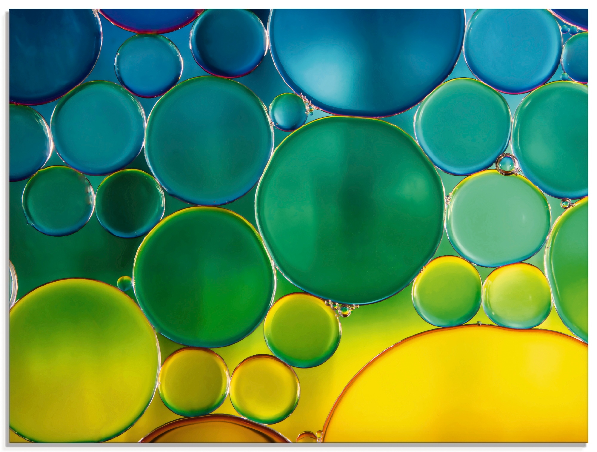 Artland Glasbild »Farbverlauf«, Muster, (1 bestellen Größen verschiedenen BAUR St.), | in