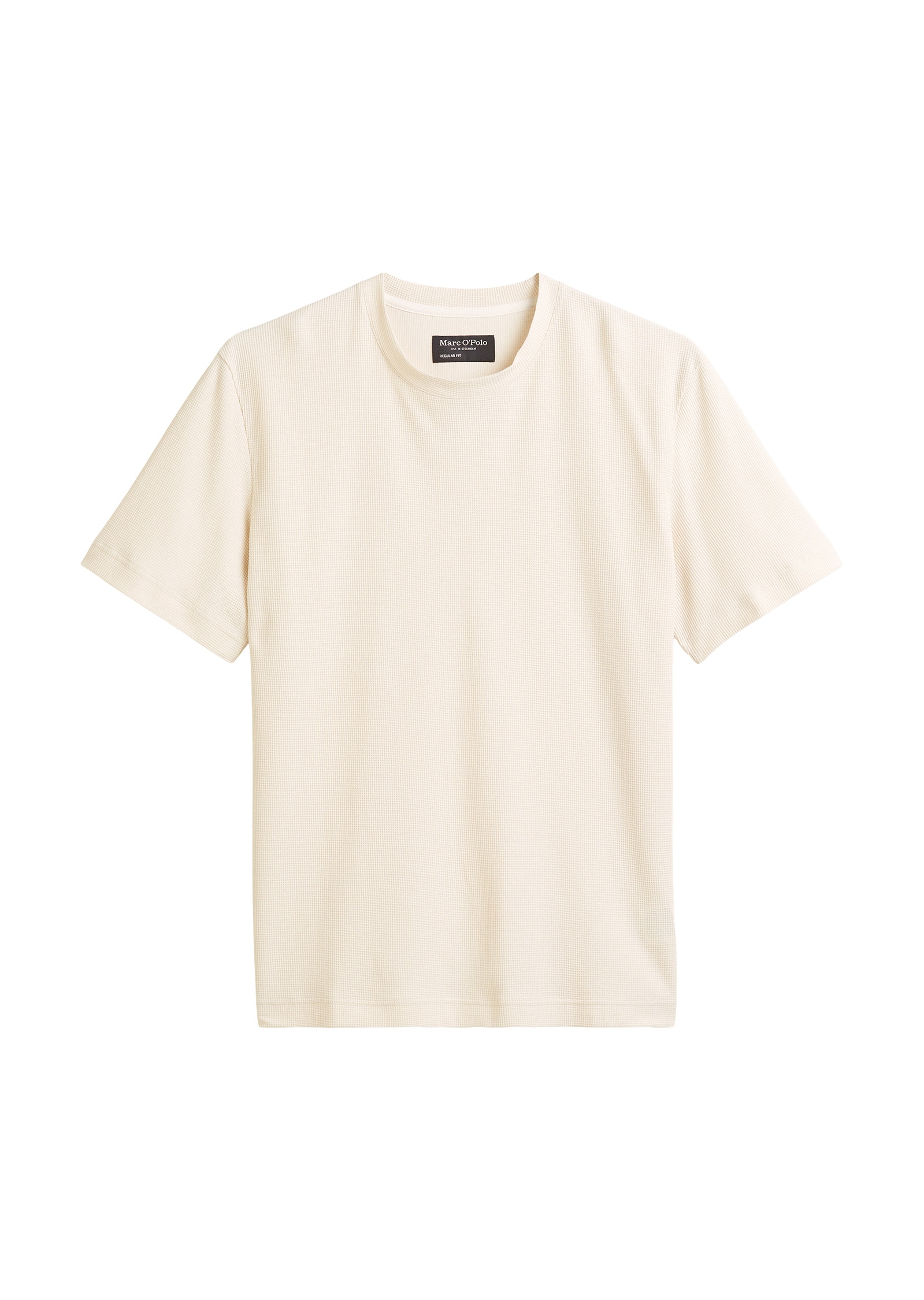 Marc O'Polo T-Shirt »mit feiner Waffelstruktur«