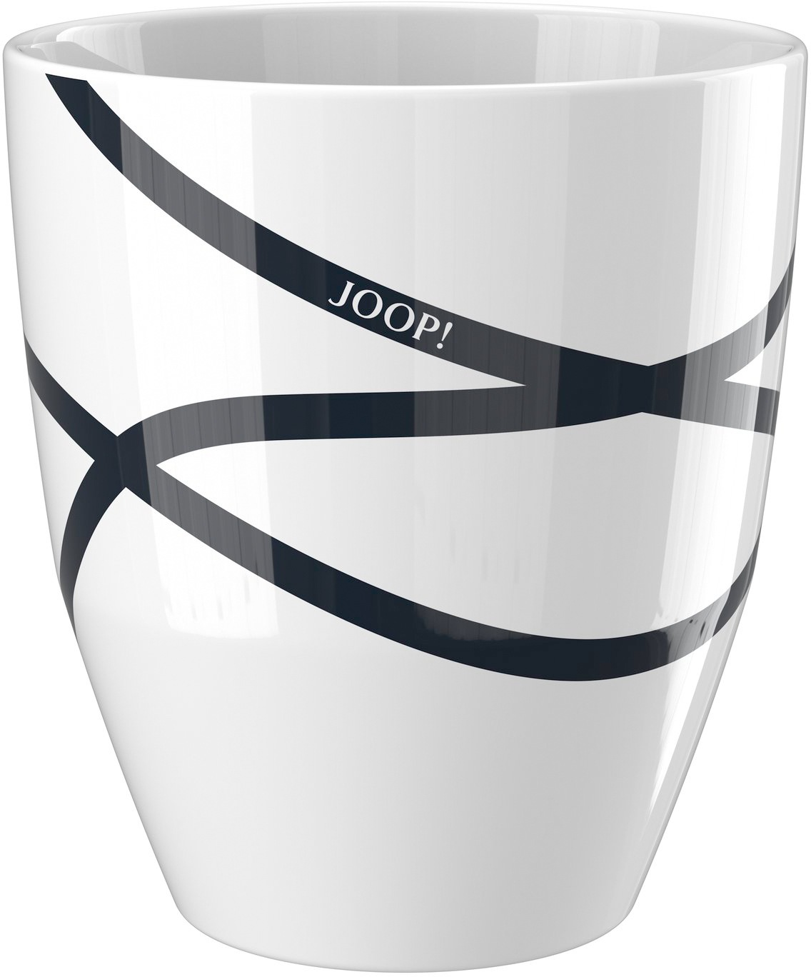 JOOP! Becher »COLLECTOR'S MUG DESIGN EDITION im Dessin LOGO RIBBON«, (1 tlg.), Sammelbecher verziert wie ein Geschenk mit Schleifenband-Motiv, 320 ml