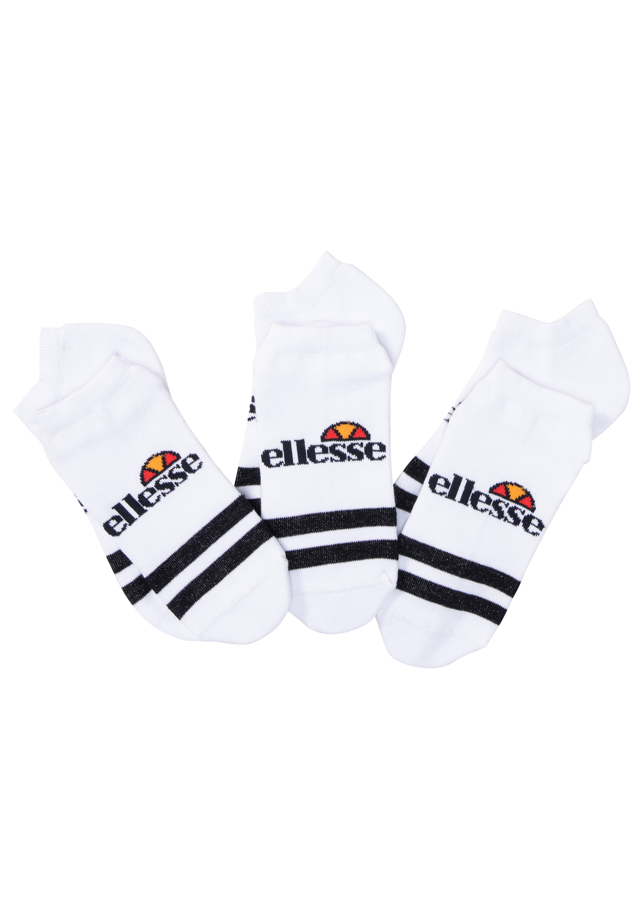 Ellesse Sportsocken, (Packung, 3 Paar), mit Kontraststreifen