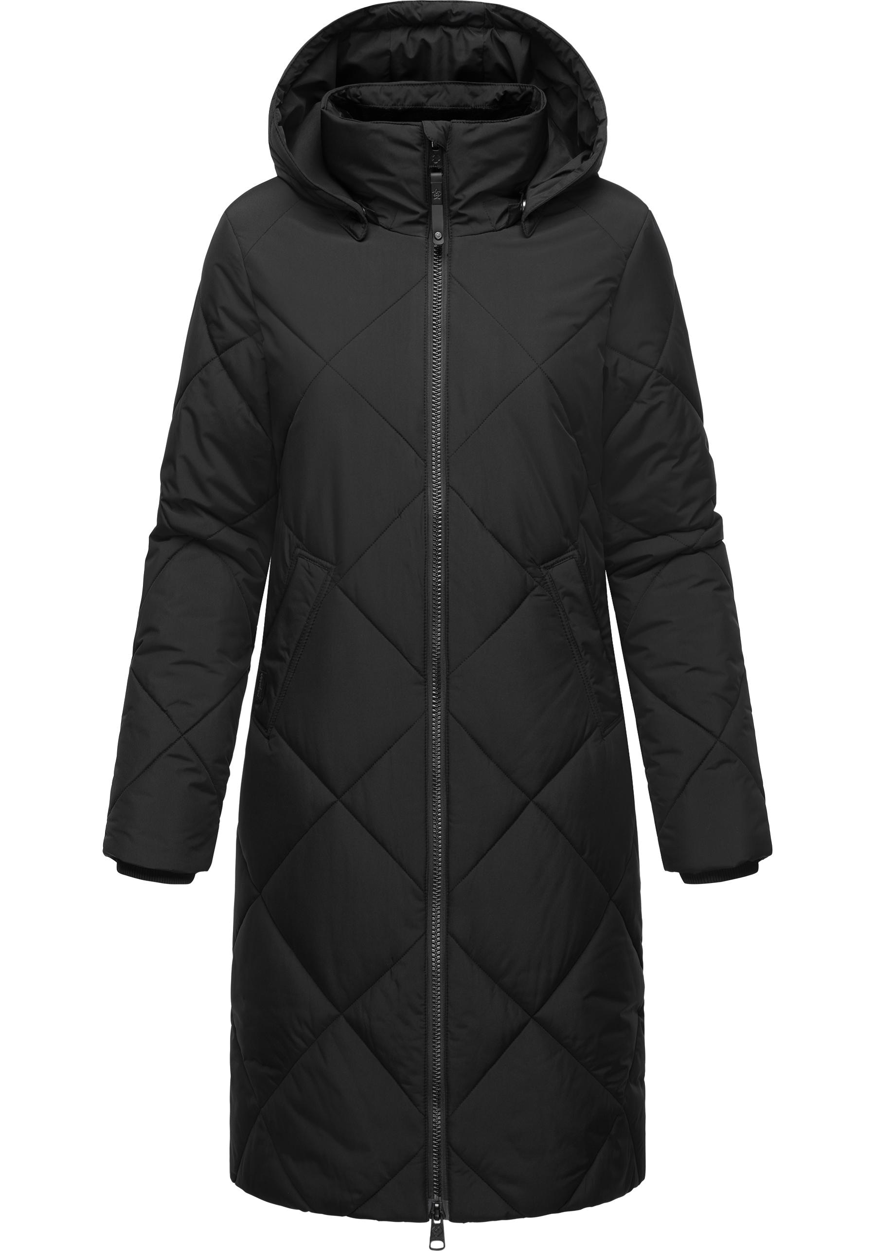 Ragwear Steppmantel »Rebela«, stylischer Winterparka mit abnehmbarer Kapuze