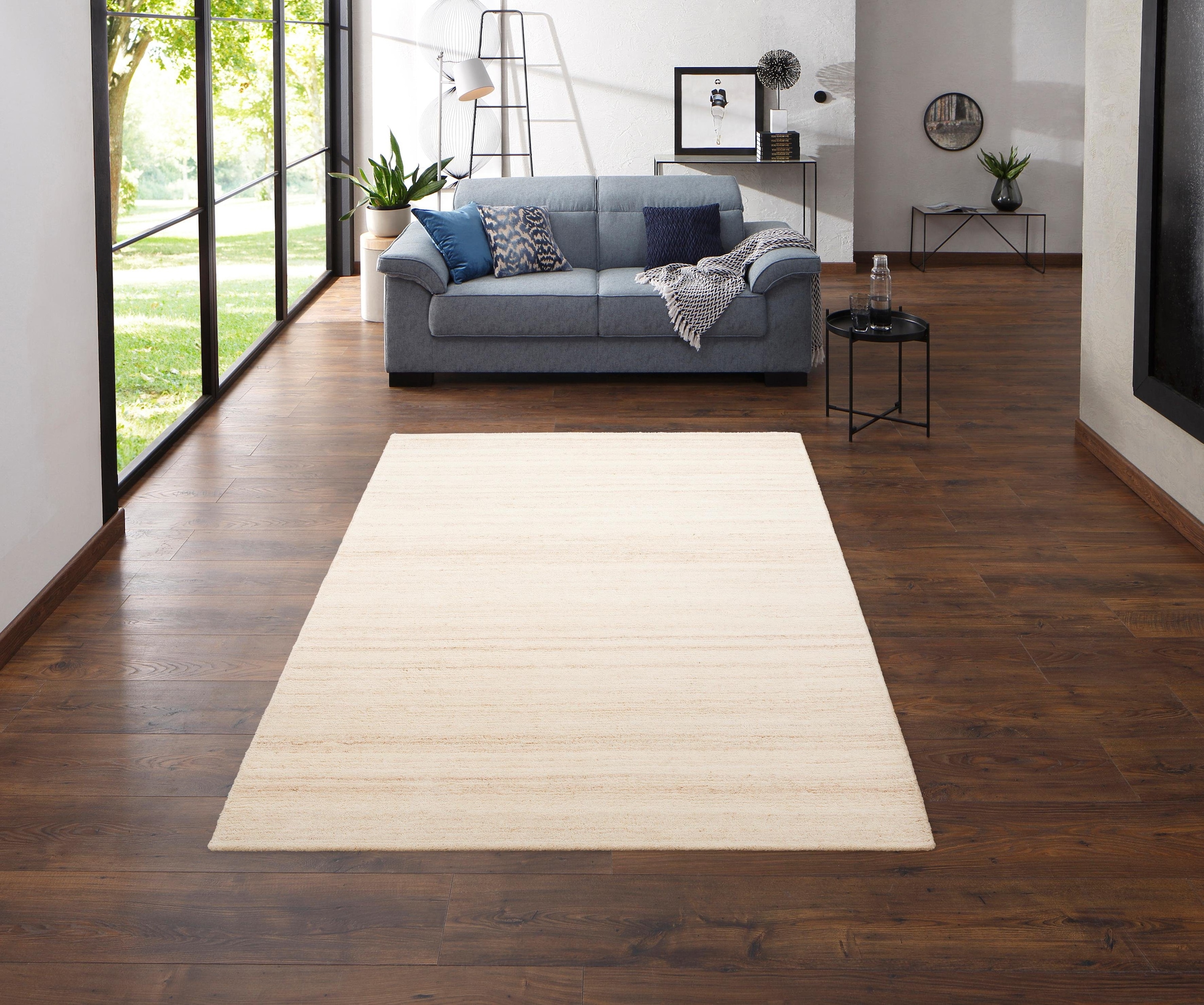 OTTO home Wollteppich "Tarik" rechteckig 18 mm Höhe reine Wolle, Berber Opt günstig online kaufen