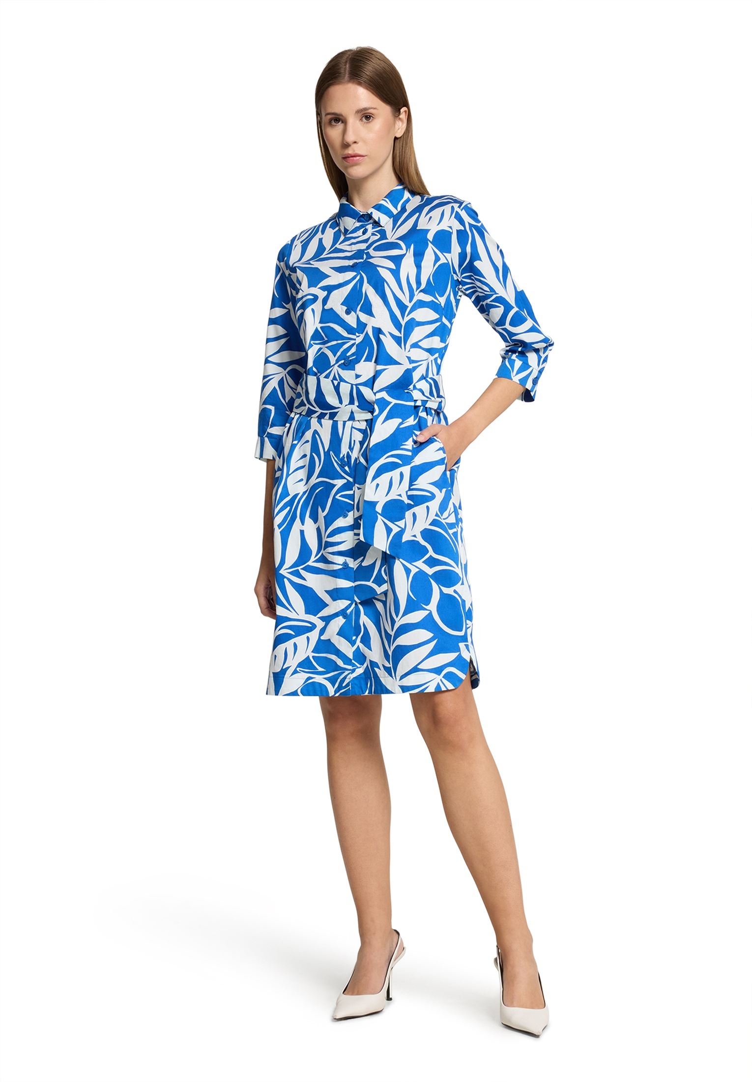 Betty Barclay Hemdblusenkleid »Betty Barclay Damen Sommerkleid Hemdblusenkleid mit Knopfleiste«, Form