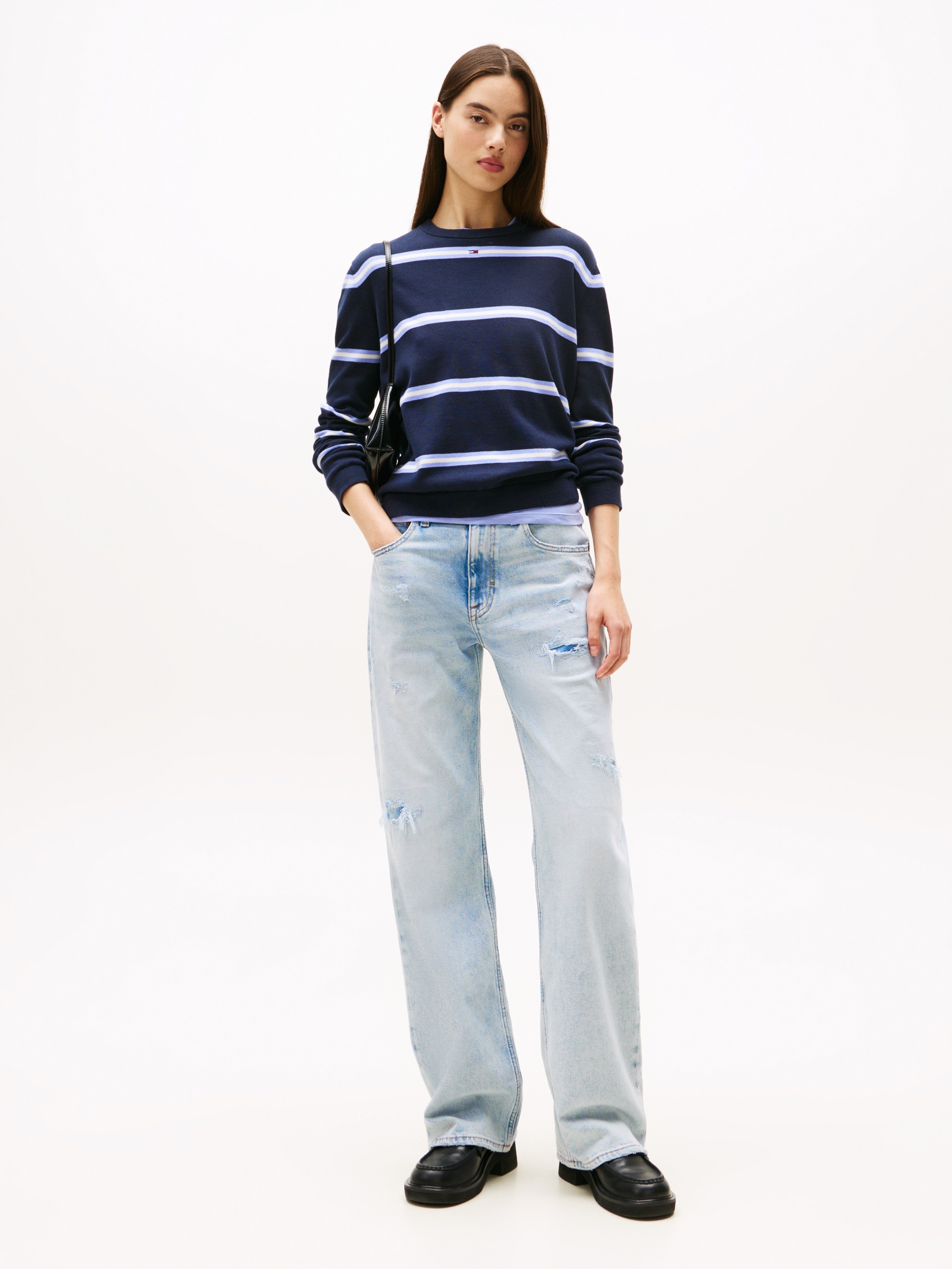 Tommy Jeans Strickpullover »TJW ESSENTIAL CREW SWEATER EXT«