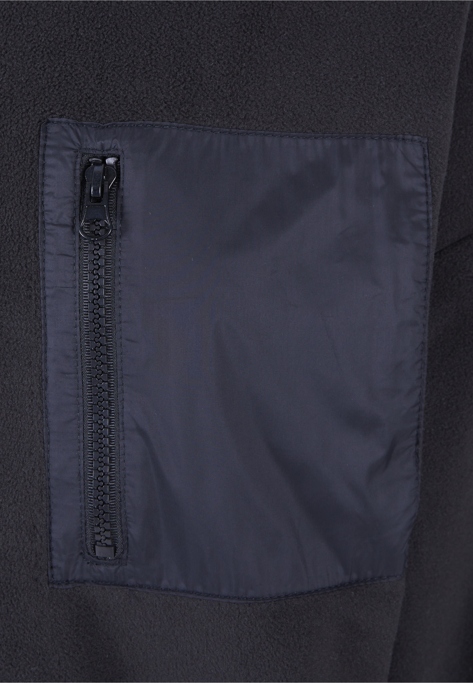 URBAN CLASSICS Sweater »Urban Classics Damen Ladies Polar Fleece Troyer«
