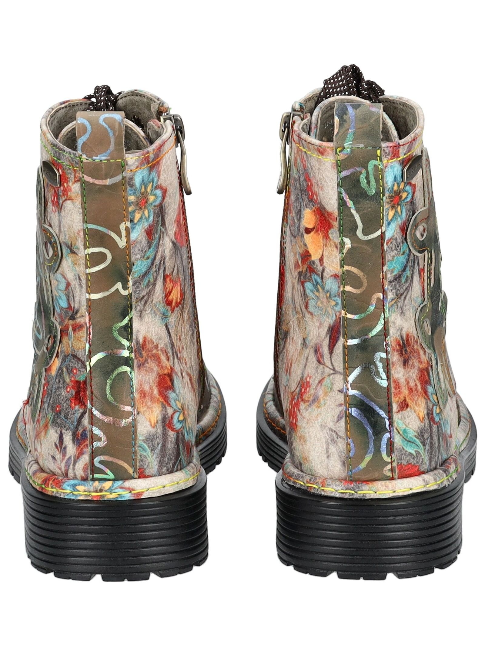 LAURA VITA Schnürstiefelette »LAURA VITA Stiefelette Leder/Textil«