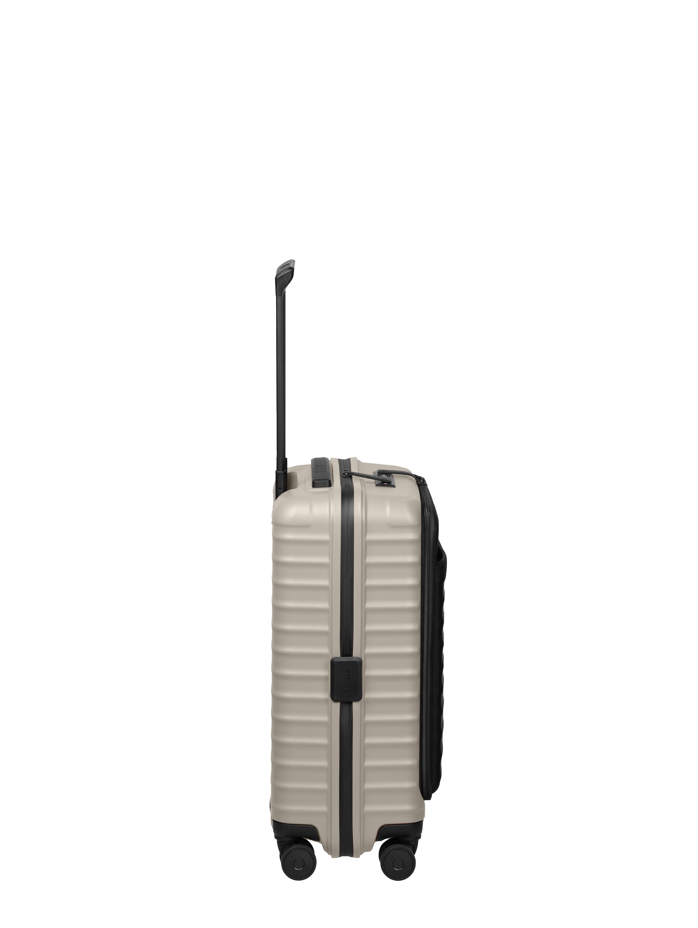 TITAN - Made in Germany Handgepäckkoffer »UPGRADE S23 Business Handgepäcktrolley« 42 l 4 Rollen Vortasche mit 17"-Laptopfach und flexiblem Packvolumen