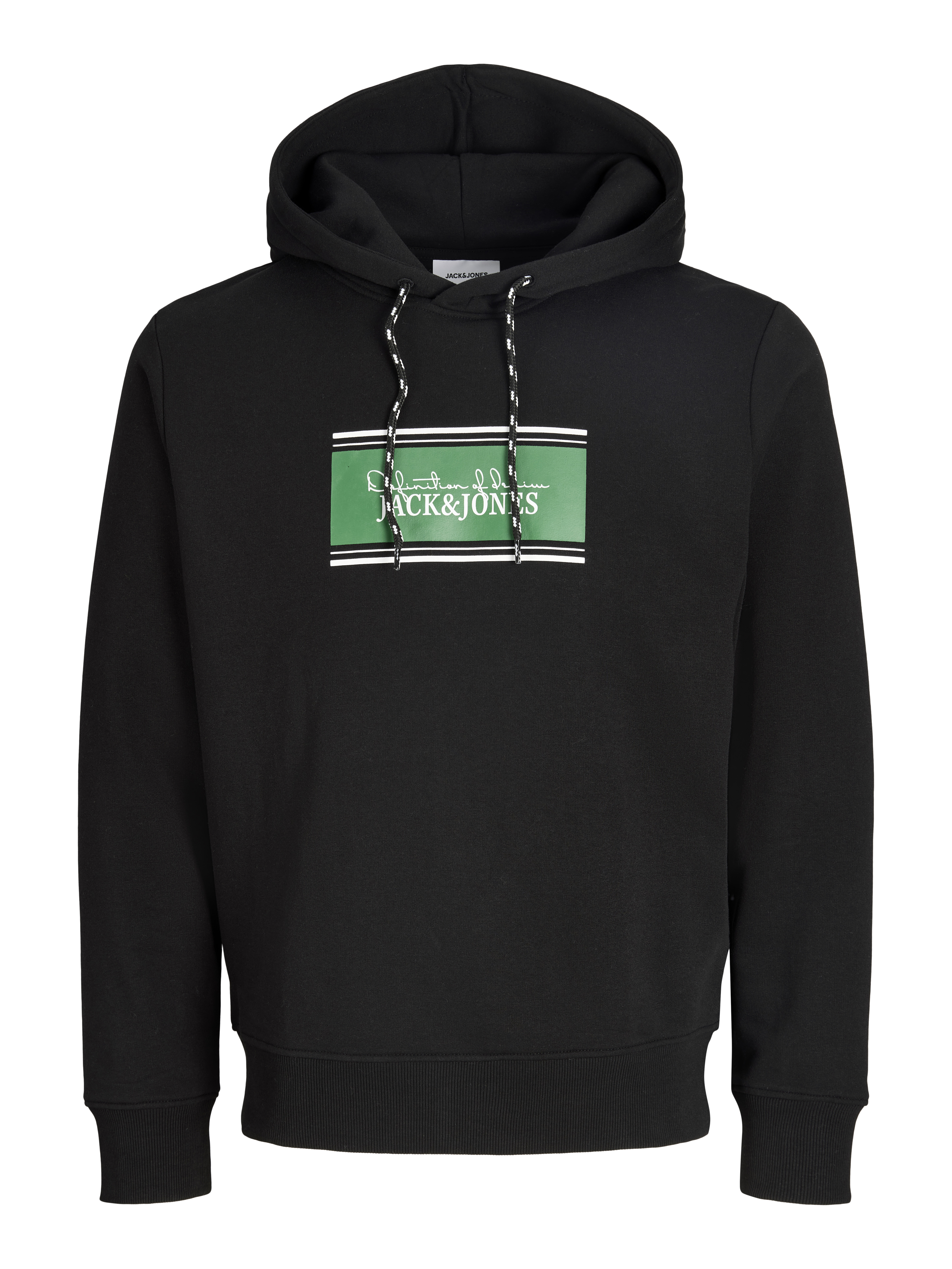 Jack & Jones Kapuzensweatshirt "JJBUSTER SWEAT HOOD BTS", Baumwollmischung, normal geschnitten