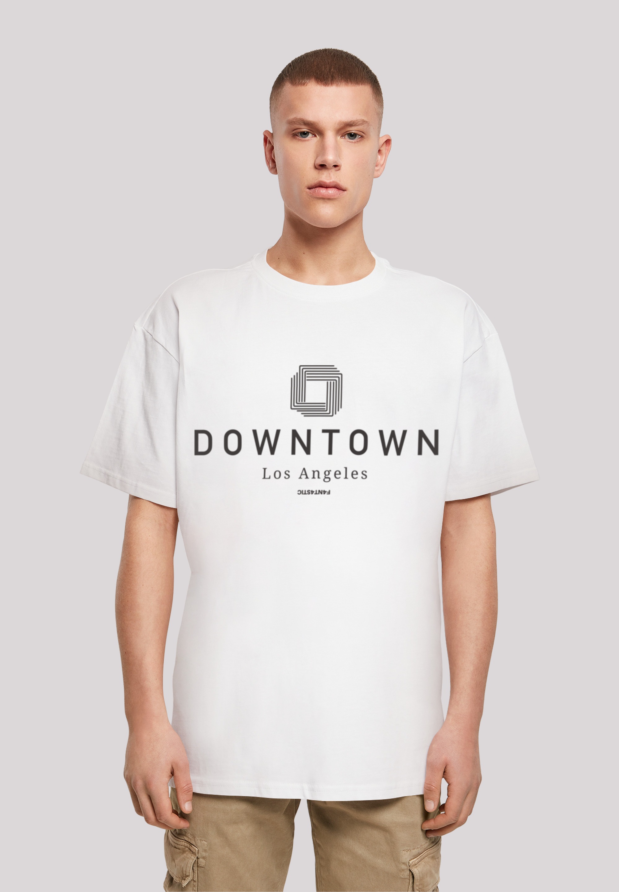 F4NT4STIC T-Shirt "Downtown LA OVERSIZE TEE", Print