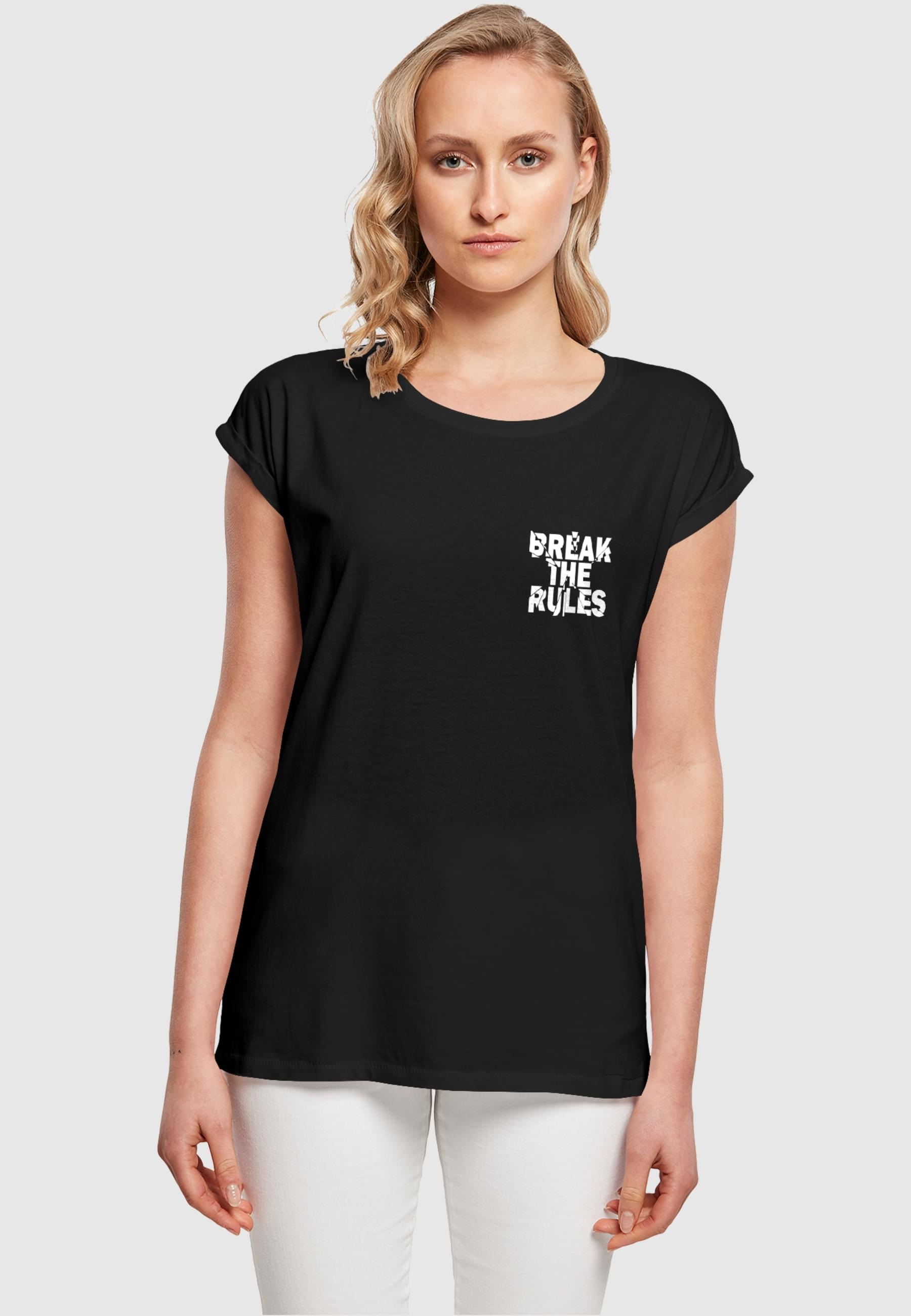 Merchcode T-Shirt »Merchcode Damen Ladies Break The Rules 2 T-Shirt«, (1 tlg.)