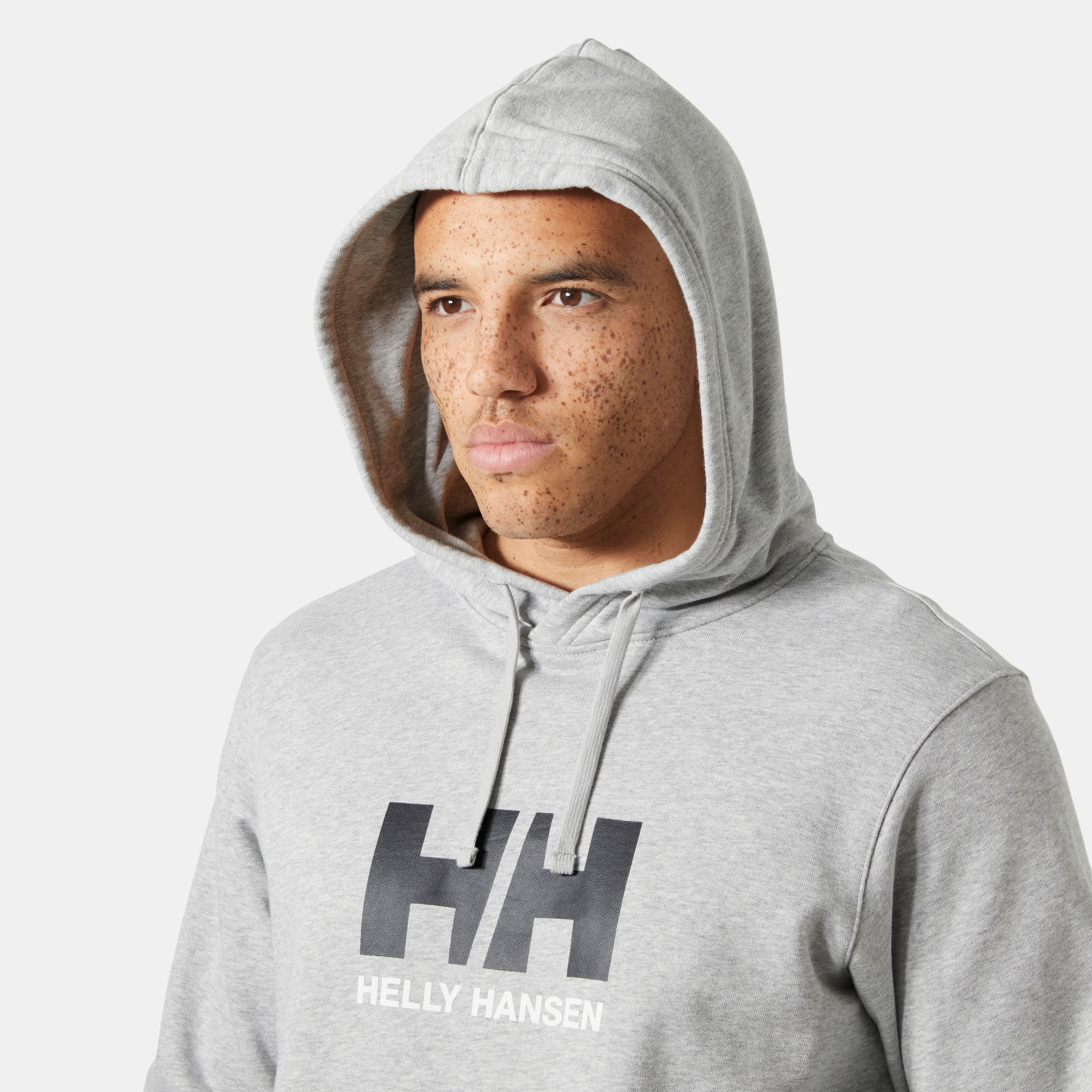 Helly Hansen Men's HH Logo Hoodie Grey S 2