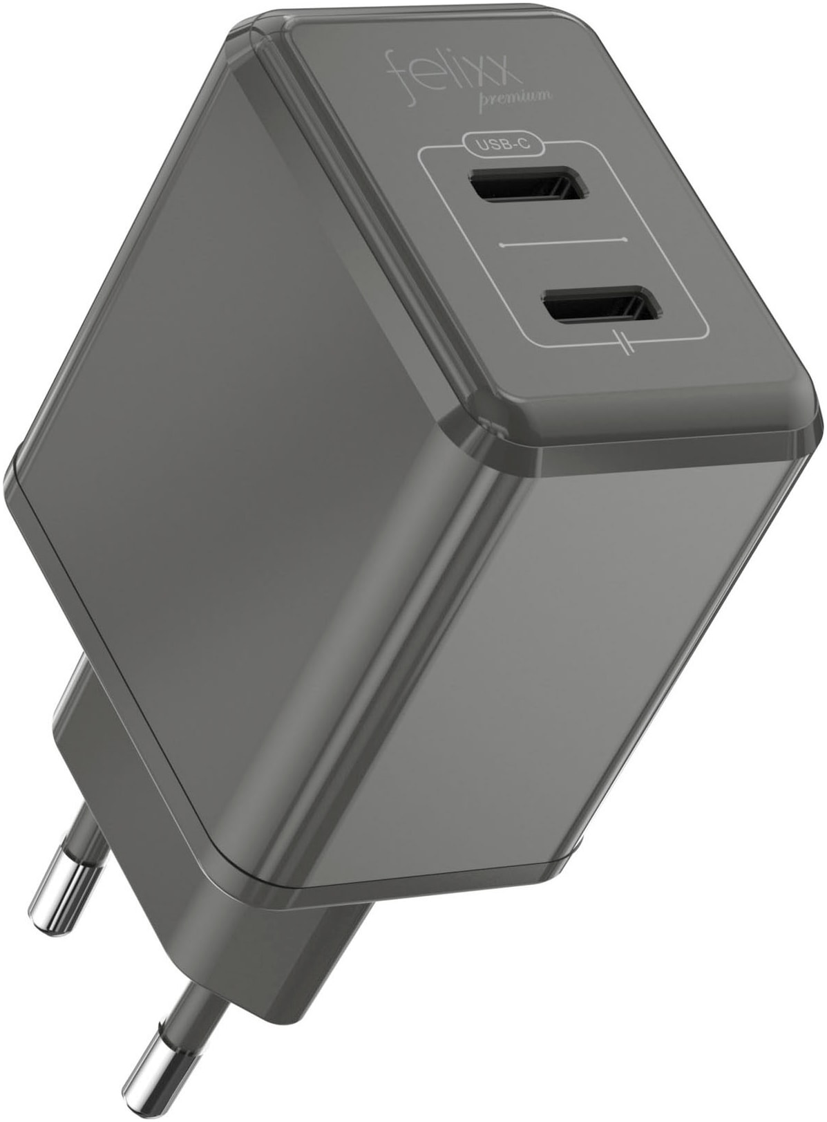 USB-Ladegerät »30W PD Reiselader mit 2x USB Typ C + PPS«, Ladegerät, Lader, Charger,...