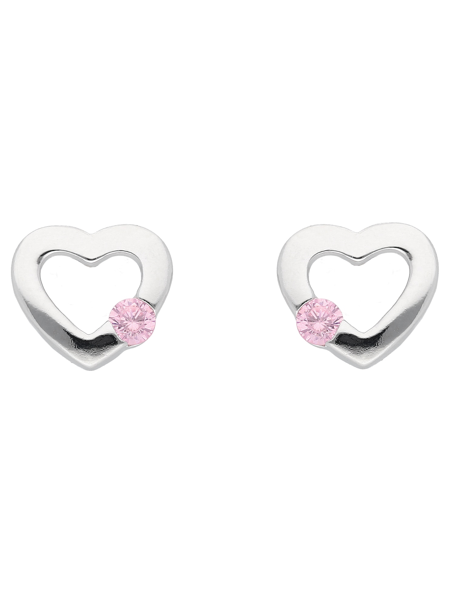 Adelia´s Paar Ohrhänger »925 Ohrringe mit Silber Silberschmuck Herz für Ohrstecker BAUR Damen Zirkonia«, kaufen | mit Zirkonia
