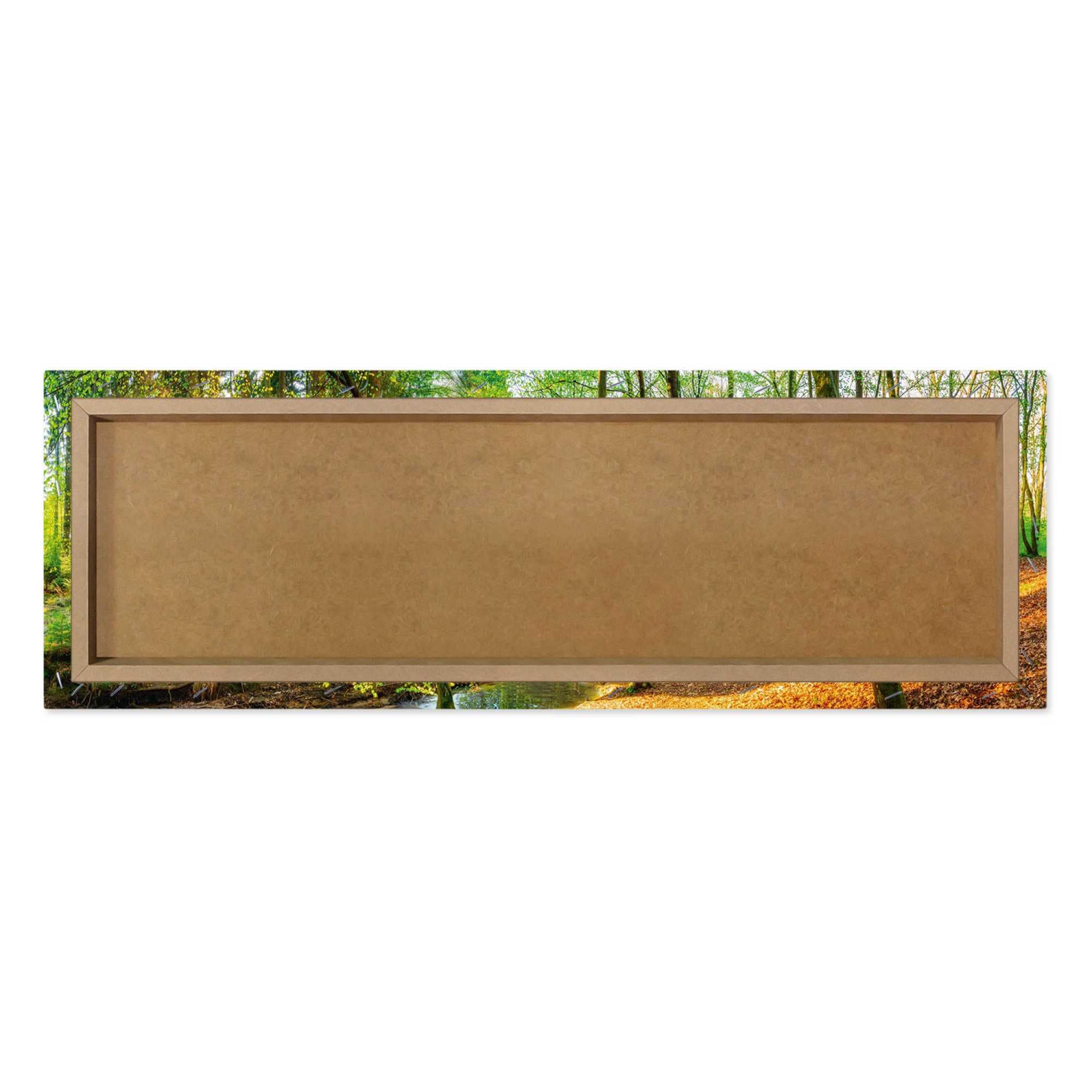Reinders! Deco-Panel »Sonniger Wald« Bäume 1 Stk. tlg. Hobbyraum - Grün - MDF - Wald - 118x40 cm