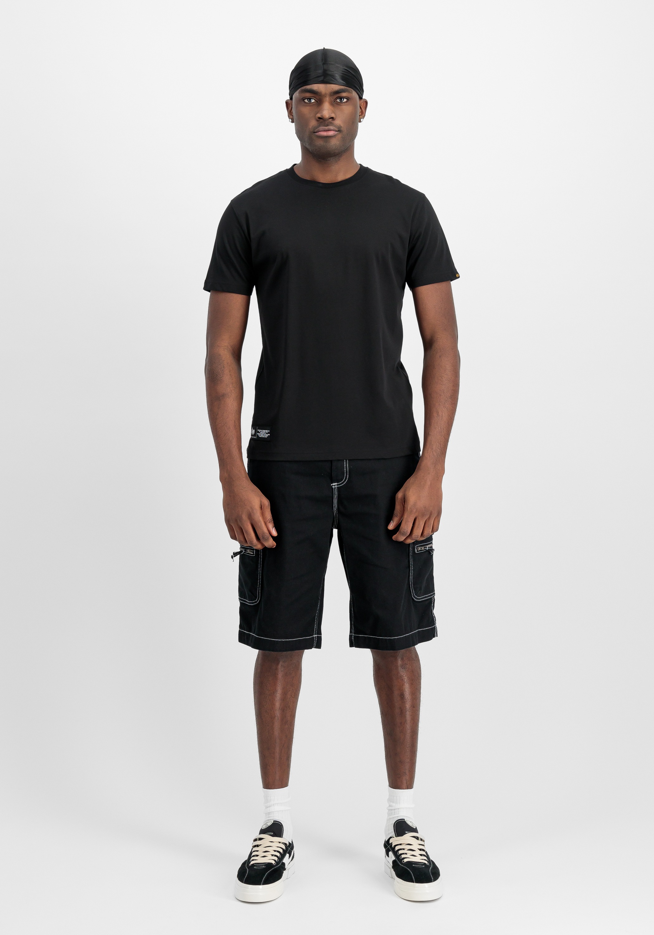 Alpha Industries Label Back Print T-Shirt Black XL 2