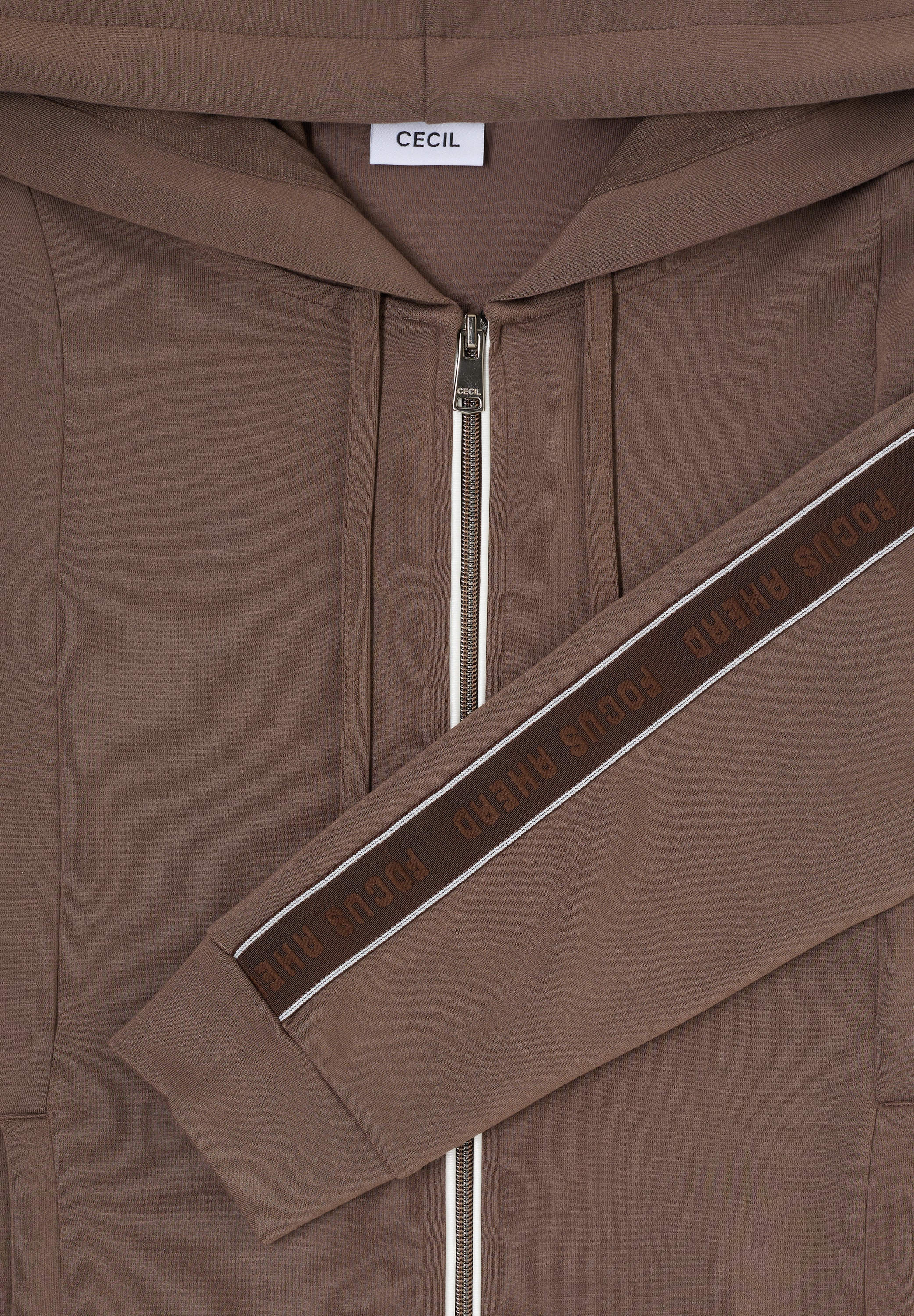 Cecil Sweatjacke mit Kontrastdetail