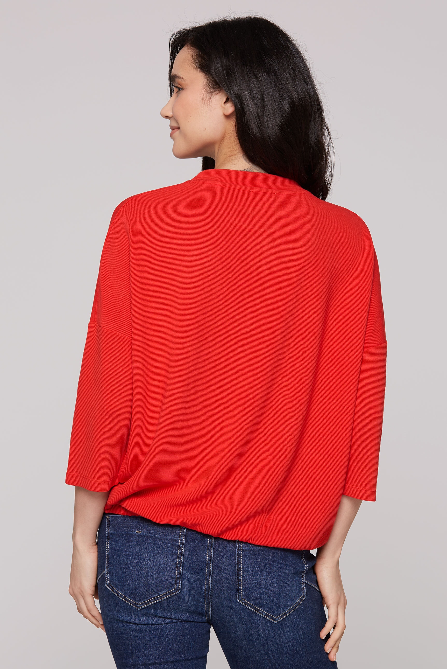 SOCCX Sweater, mit Gummizug im Saum