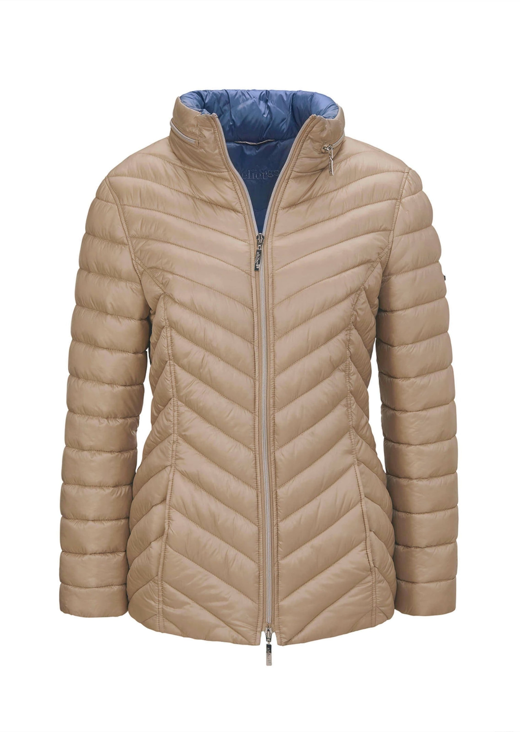 GOLDNER Steppjacke "Kurzgröße Leichte Steppjacke in knitterarmer Ware" Leichte Wattierung mit Diagonalstepp