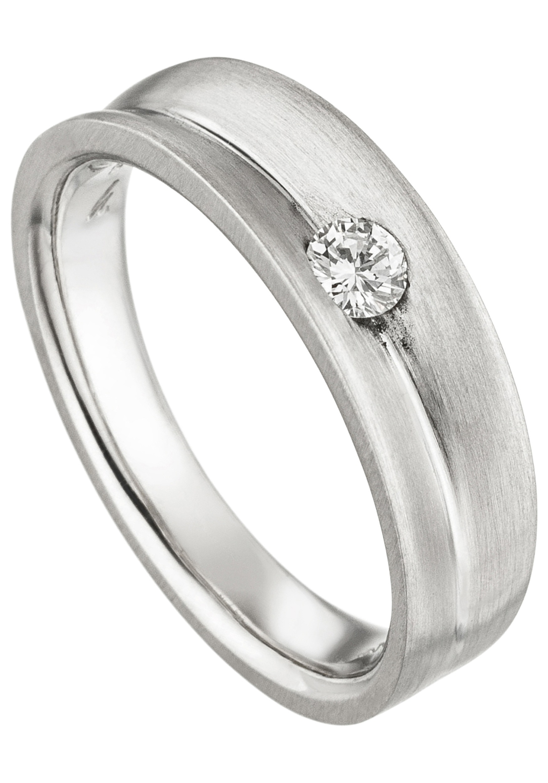 JOBO Fingerring »Ring mit Diamant 0 13 ct.« 950 Platin
