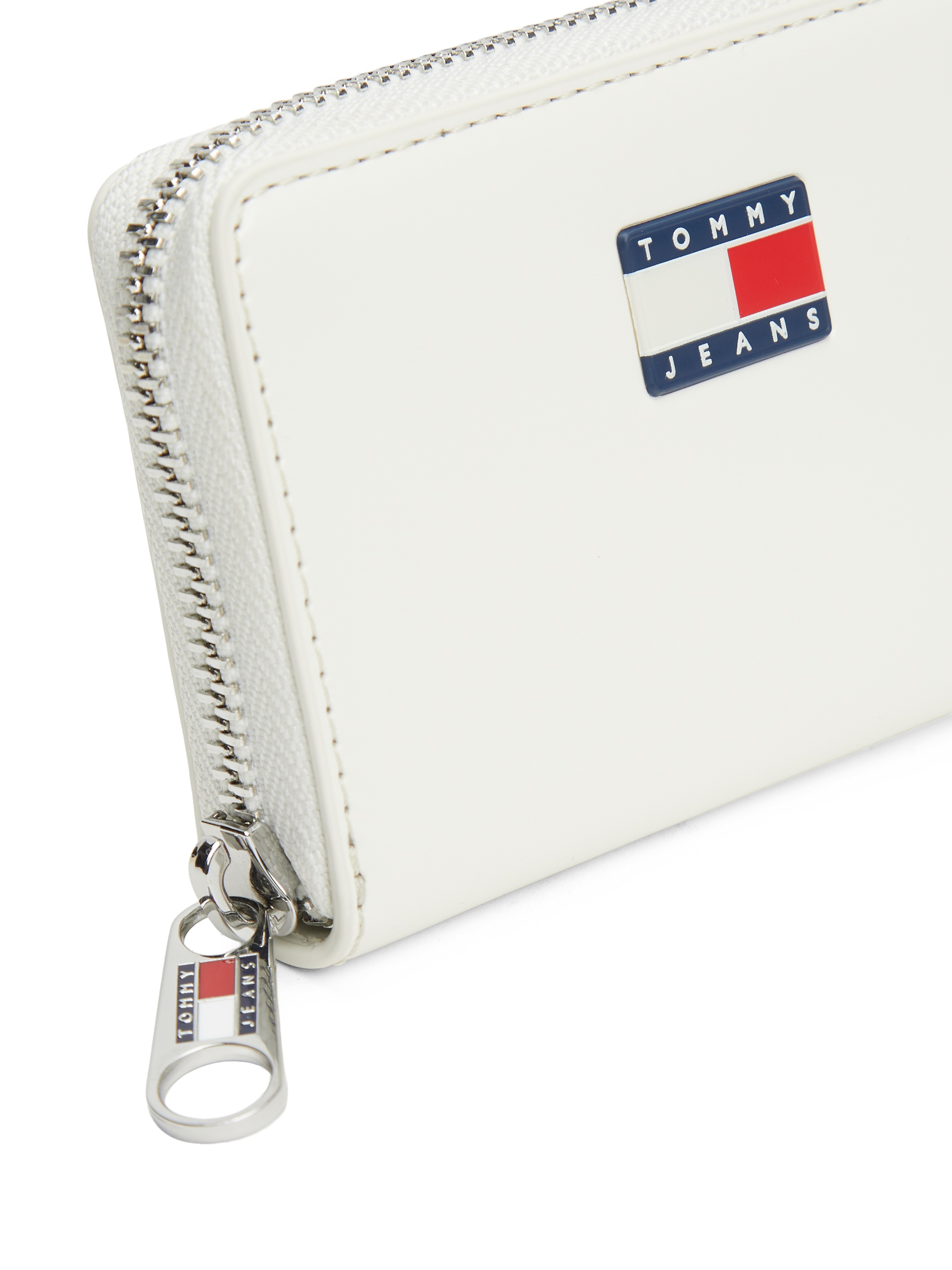 Tommy Jeans Geldbörse »TJW MUST SMALL ZA« , Damen Geldbeutel, Portemonnaie mit Logoflagge