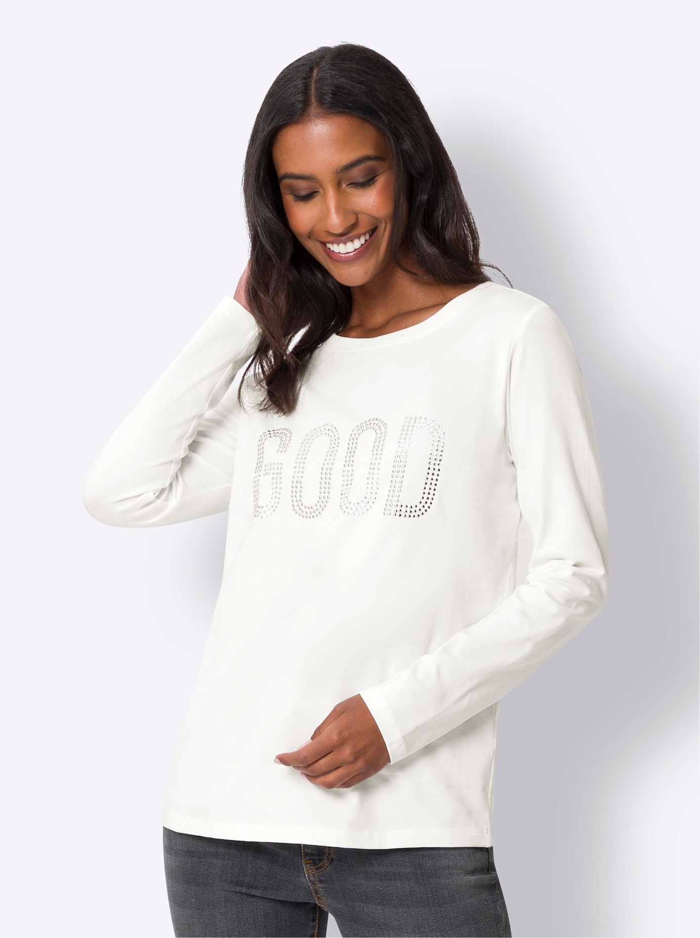 heine Langarmshirt "Shirt", 1 Stk. günstig online kaufen