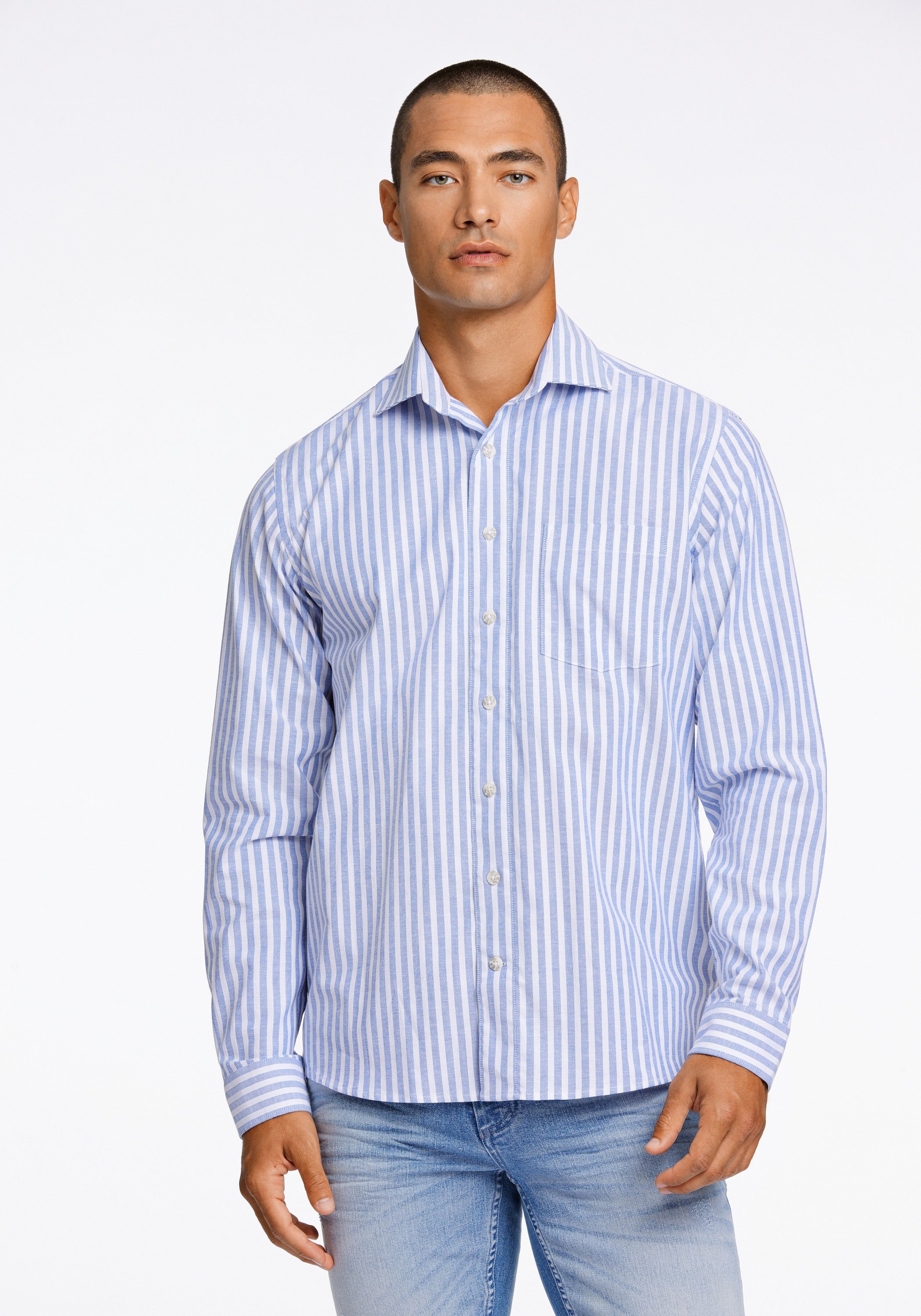 LINDBERGH "Oxford-Hemd Relaxed Fit" günstig online kaufen