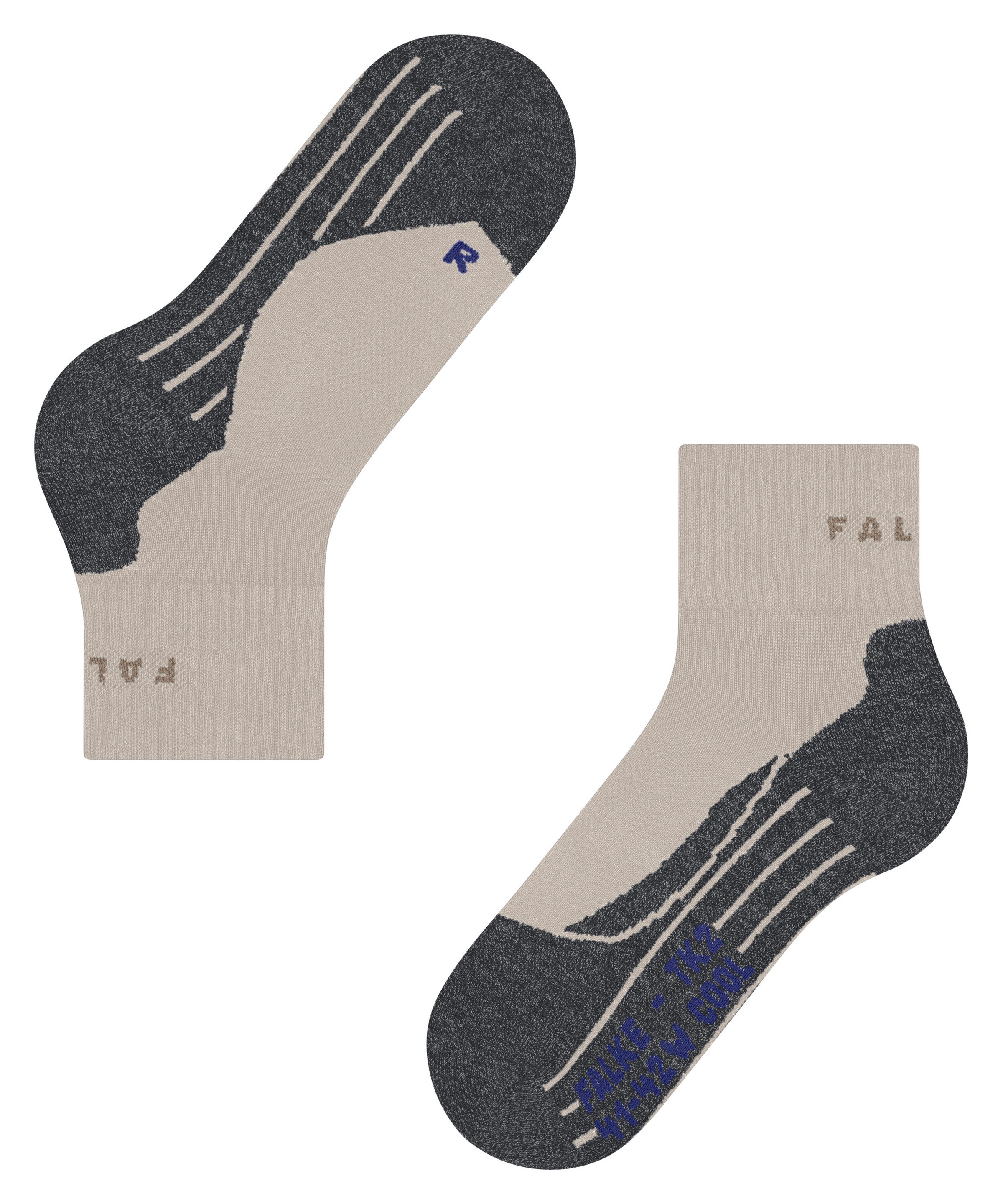 FALKE Wandersocken »TK2 Explore Cool Short« knöchellang, für Erwachsene, mit Lyocell, atmungsaktiv