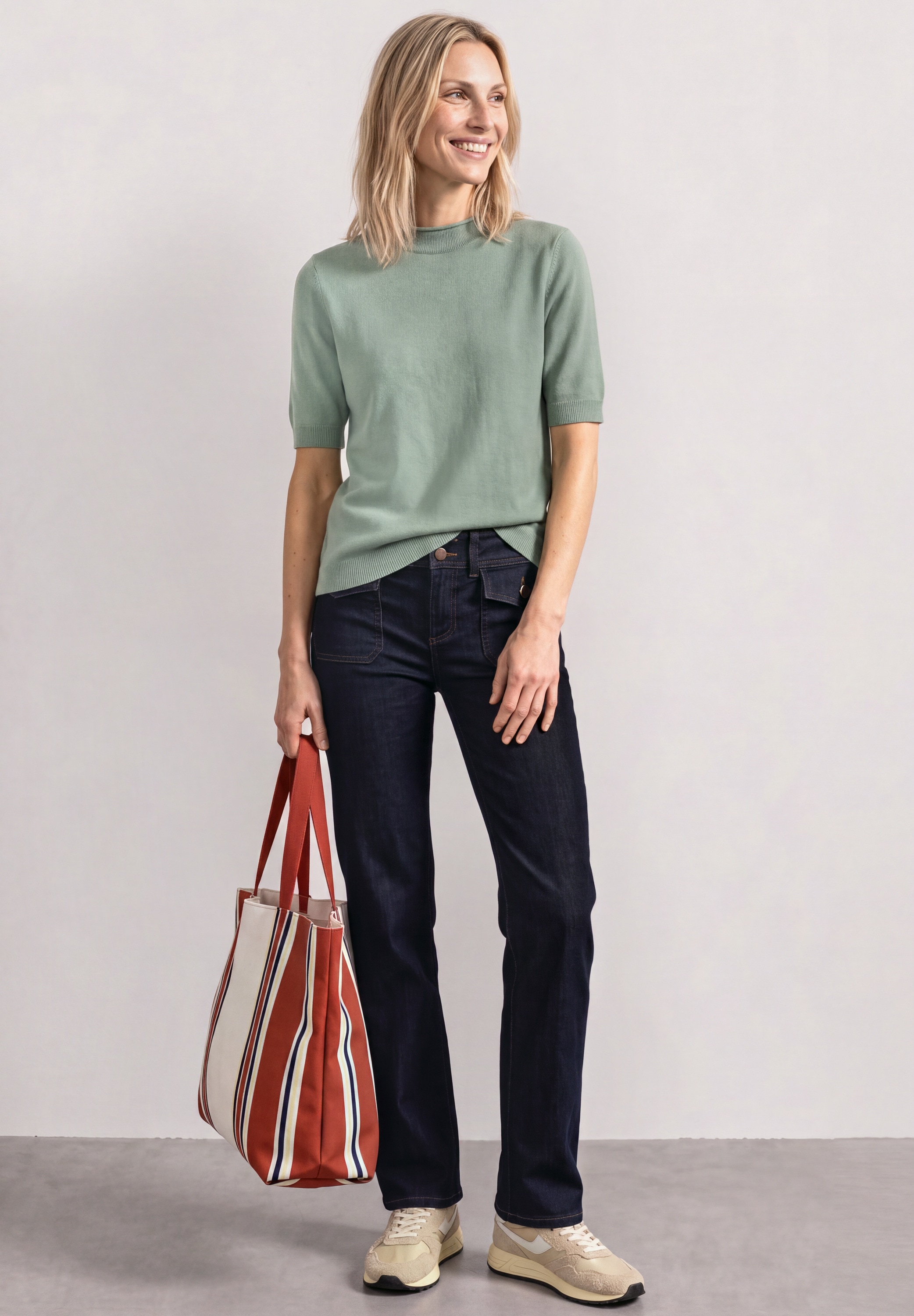 STREET ONE Comfort-fit-Jeans Middle Waist