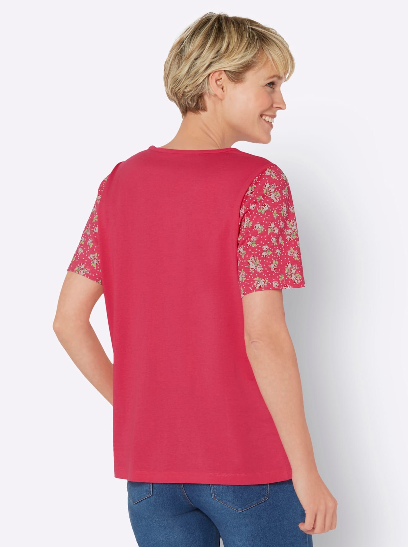 Classic Basics Rundhalsshirt "V-Shirt" 1 Stk. tlg. günstig online kaufen