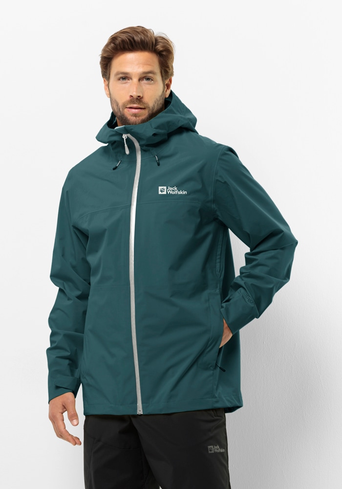 Jack Wolfskin Funktionsjacke "HIGHEST PEAK 3L JKT M", mit Kapuze