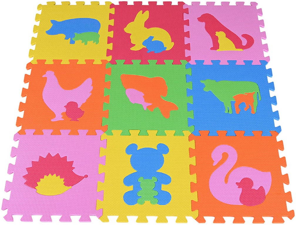 Puzzle »Tiere«, Puzzlematte, Bodenpuzzle
