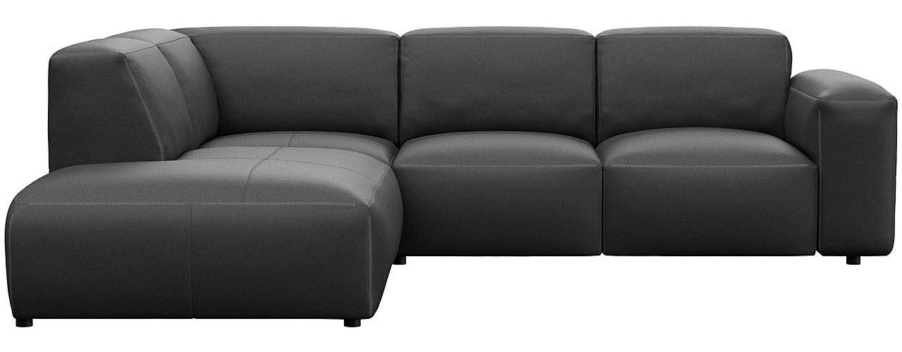 FLEXLUX Ecksofa »Lucera, super bequem durch hochwertigen Sitzaufbau mit Kaltschaum«, modern &...