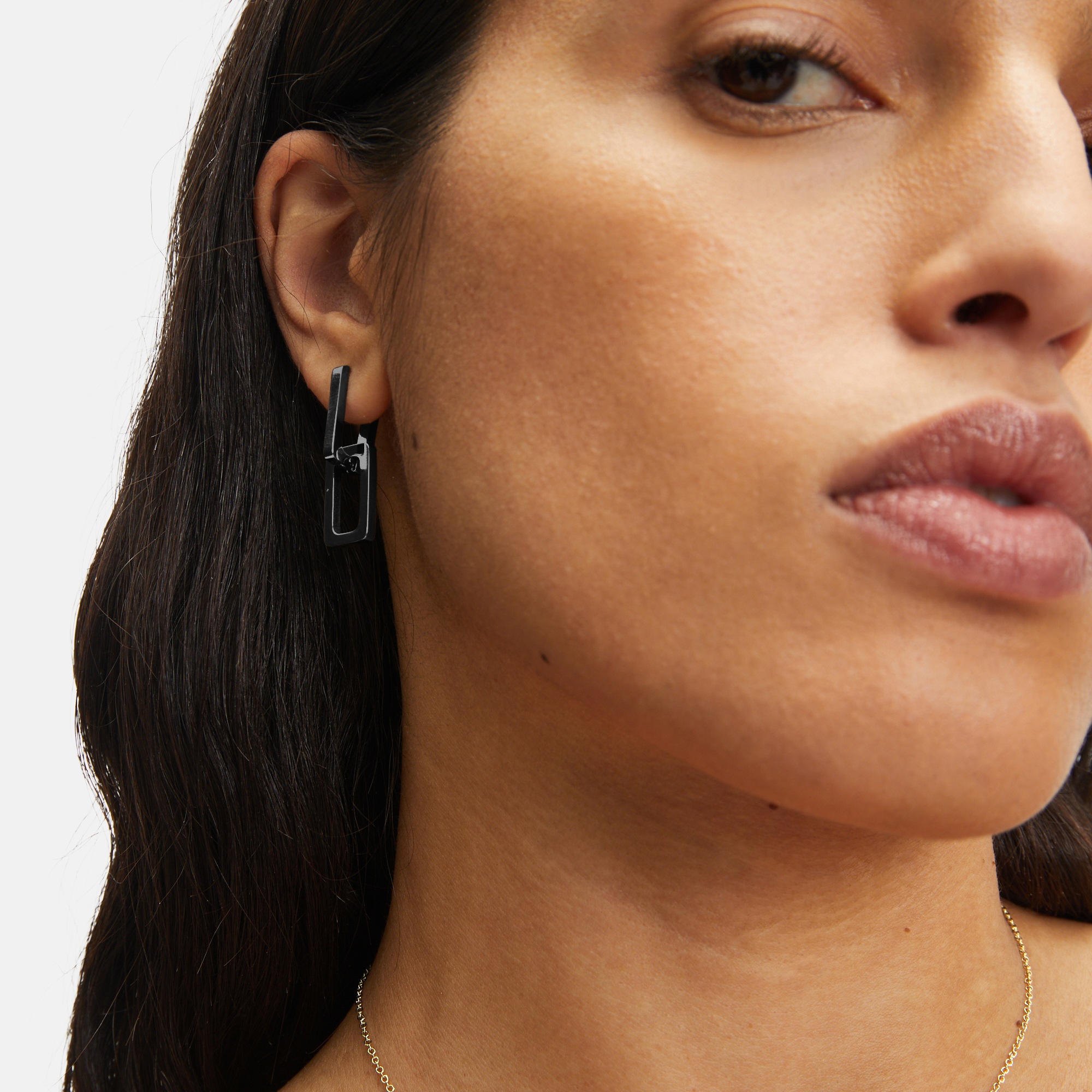 Liebeskind Berlin Paar Creolen »Schmuck Geschenk Edelstahl Ohrringe Mini Link, LJ-1469-E-25«, Einhänger abnehmbar