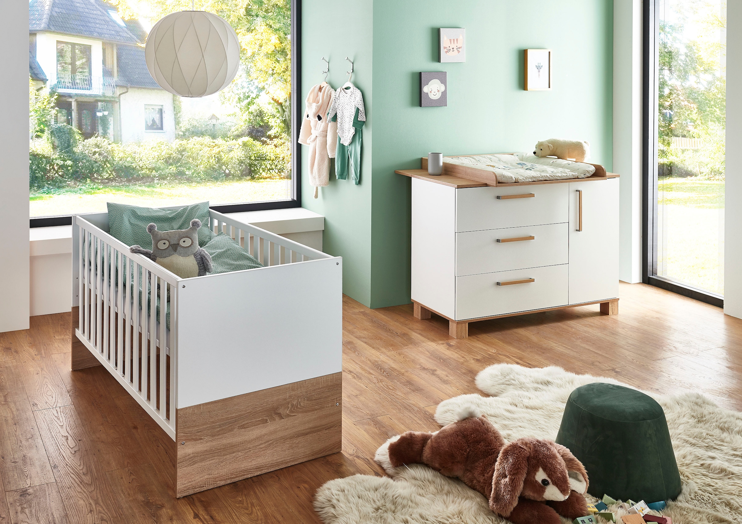 arthur berndt Babymöbel-Set "Babyzimmer Set "Jana" 2-teilig", (Spar-Set, 2 günstig online kaufen