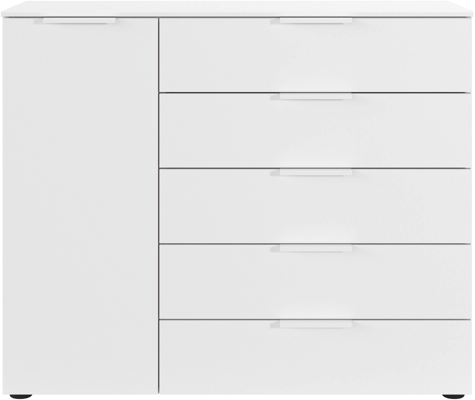 LeGer Home by Lena Gercke Kommode »Serina«, mit 5 Schubkästen und 1 Tür sowie Metallgriffen MADE IN GERMANY
