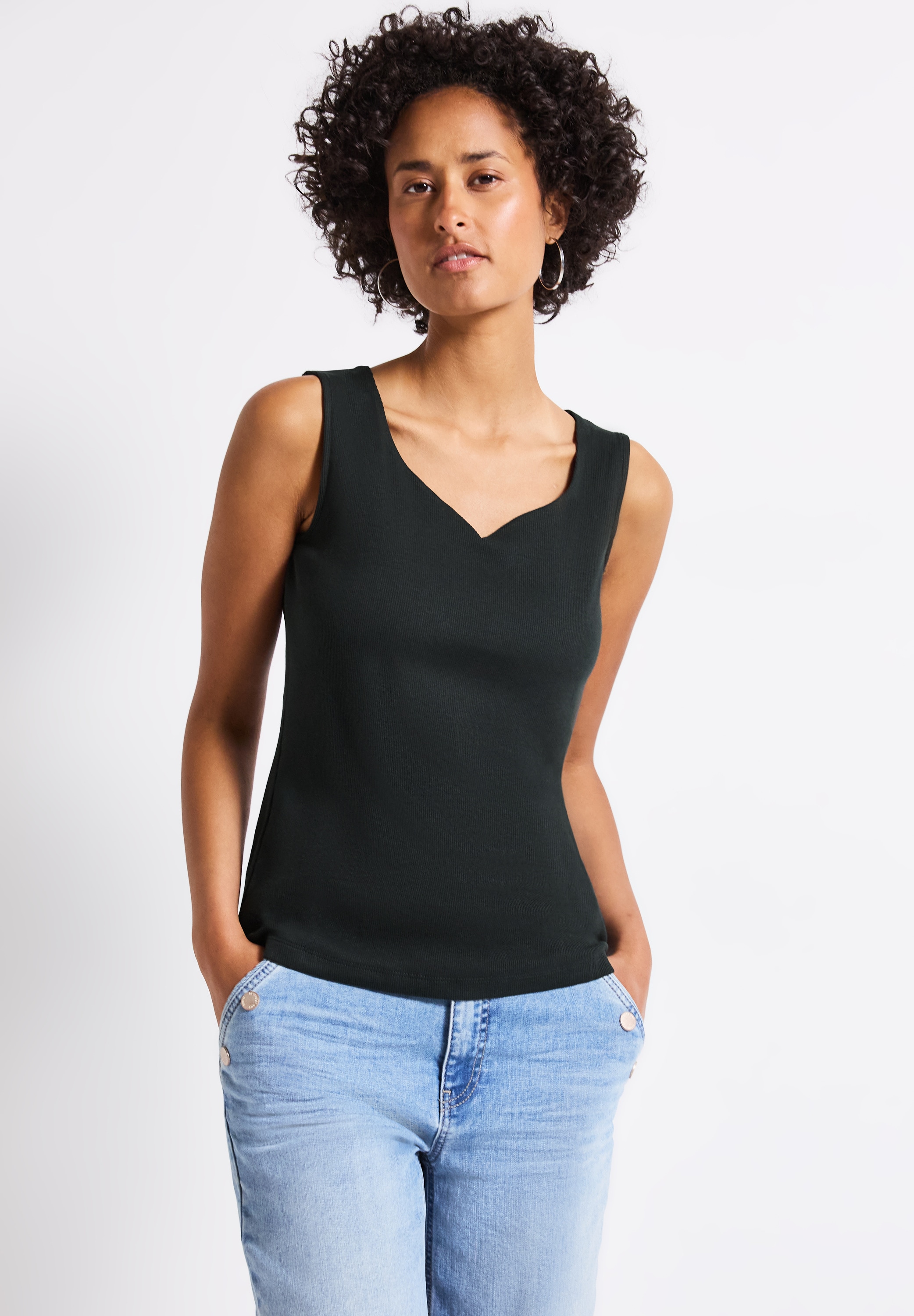 STREET ONE Shirttop Stretch Top – günstig online kaufen